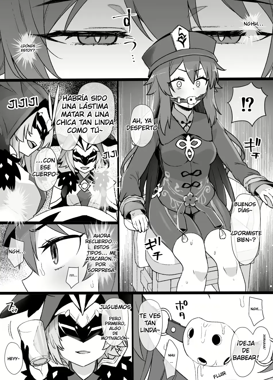 Genshin Impact Hu Tao Chikubi Zeme Manga