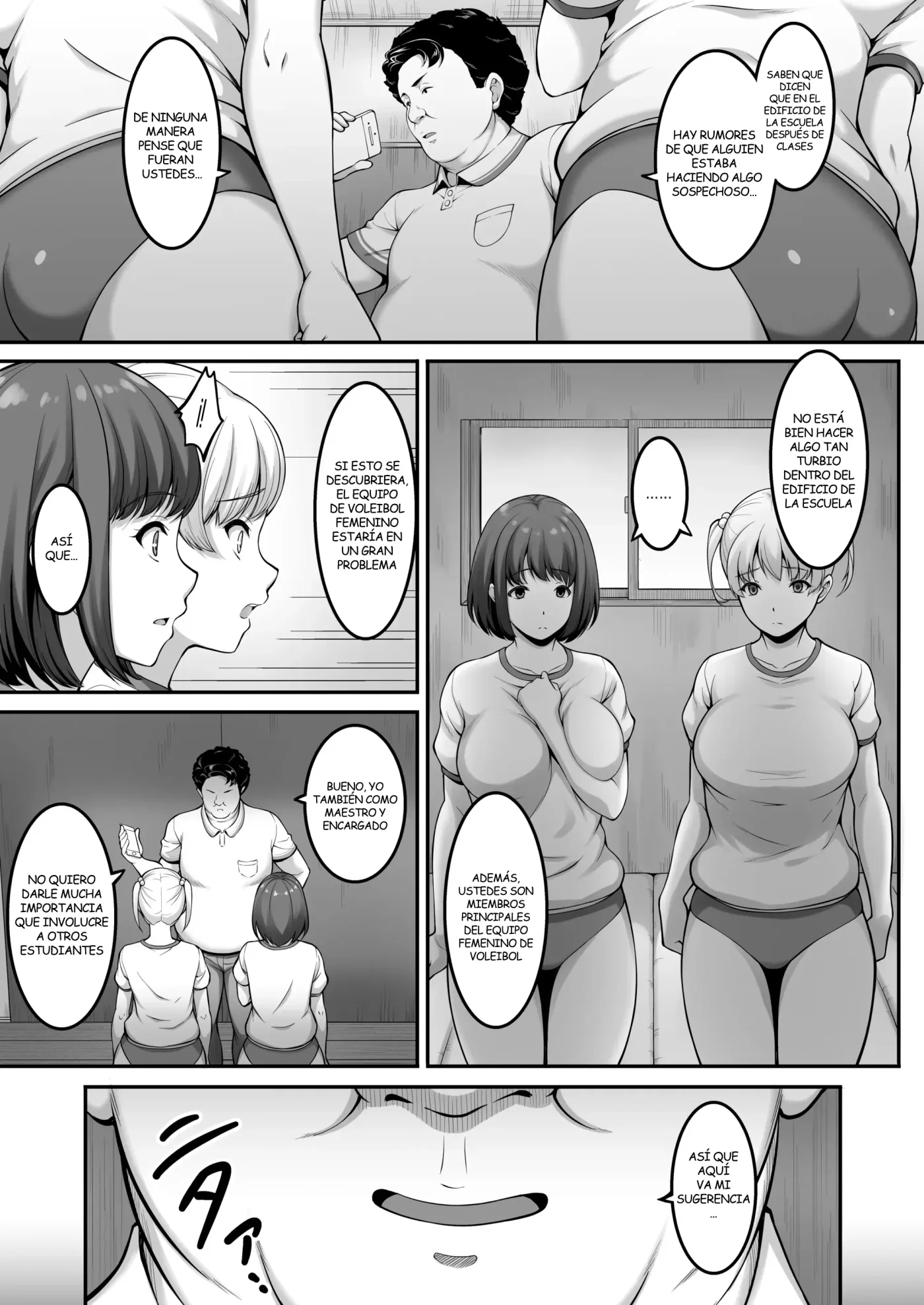 Joshi Volley-bu JK, Netorareru.|Una Chica de Secundaria del Equipo de Voleibol Femenino es Engañada 2 capítulo 1 página 17