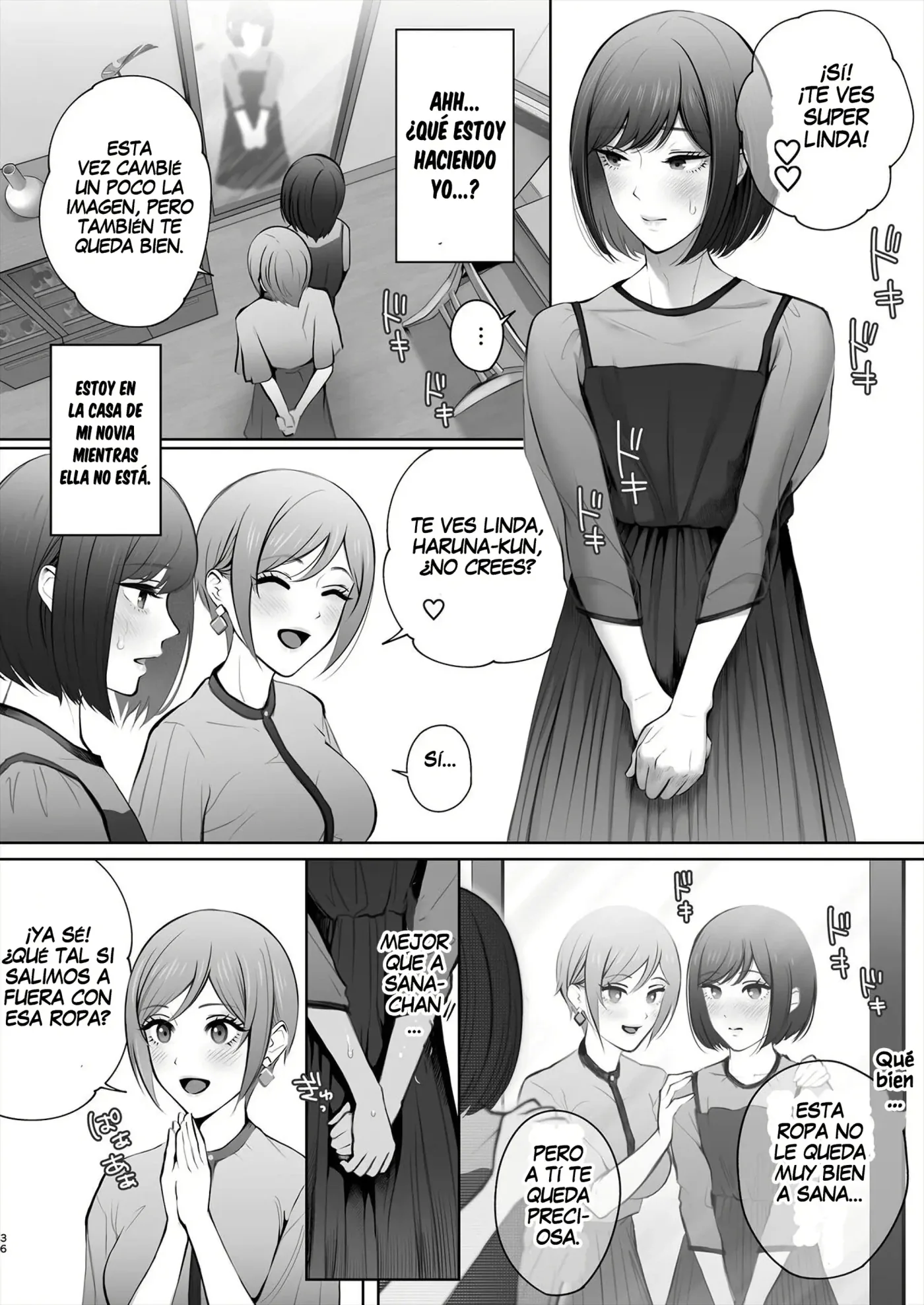Kyou wa Kareshi de, Ashita wa Kanojo｜Novio Hoy, Novia Mañana capítulo 1 página 37