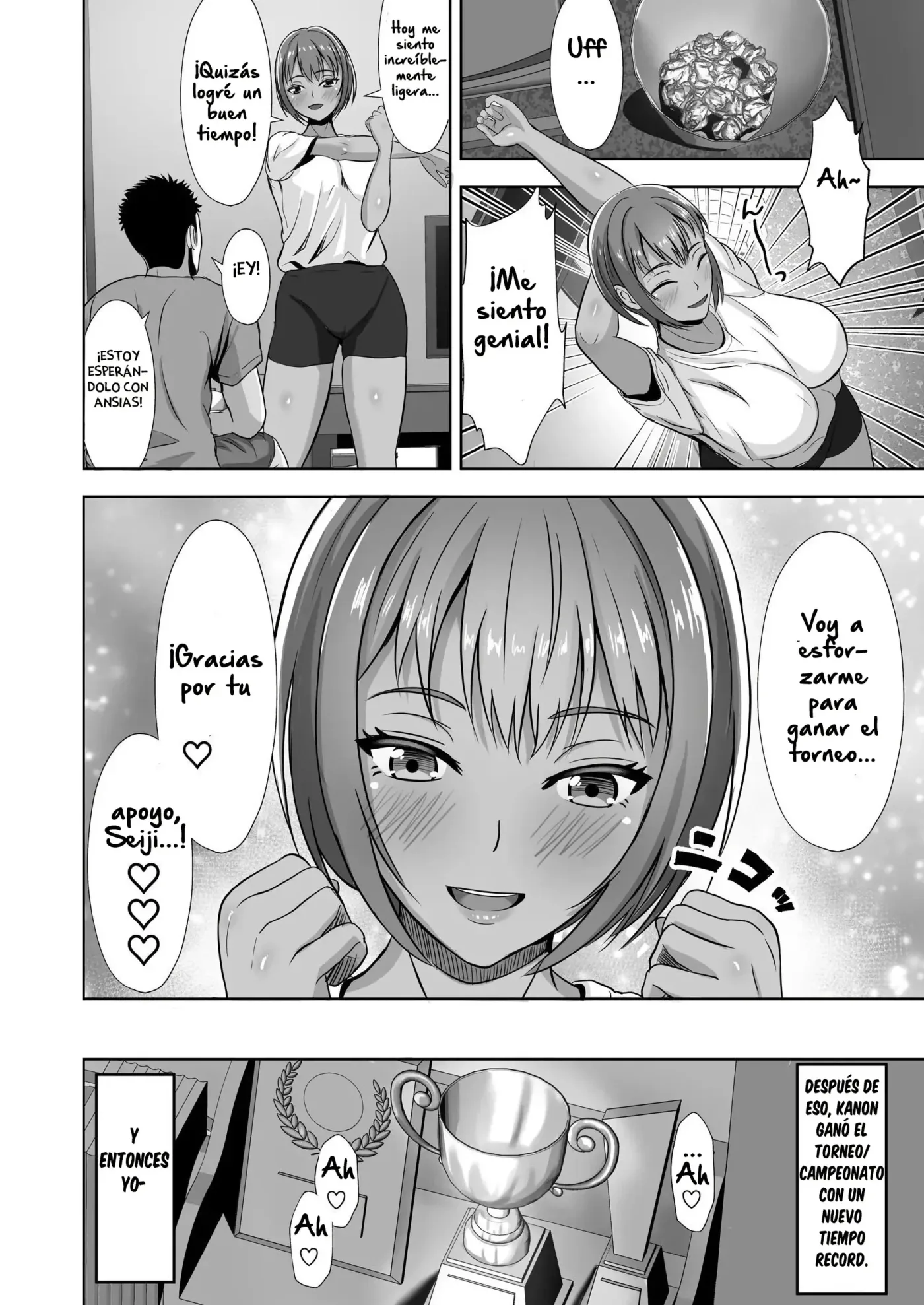 Kanojo ga Iru no ni... Yokkyuu Fuman na Rikubu Gimai no Yuuwaku ni Maketa Hanashi 2|La Historia de cómo Caí en la Tentación de mi Hermanastra Insatisfecha del Club de Atletismo... A Pesar de Tener Novia 2 capítulo 1 página 68