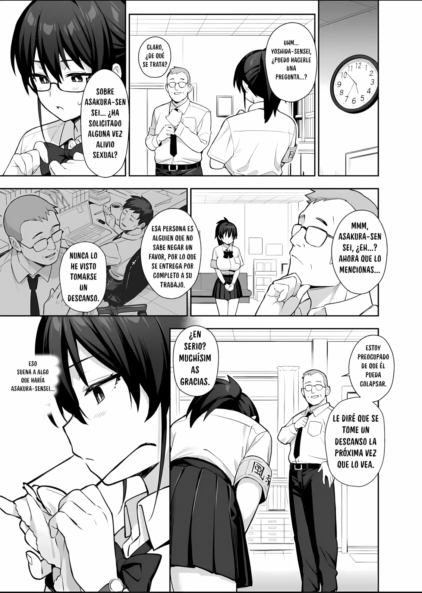 Atarashii Fuuki Iinchou wa Kyonyuu Sugiru Ken 3｜Sobre La Nueva Presidenta Del Comité De Disciplina Y Sus Enormes Tetas 3 (decensored) capítulo 1 página 21