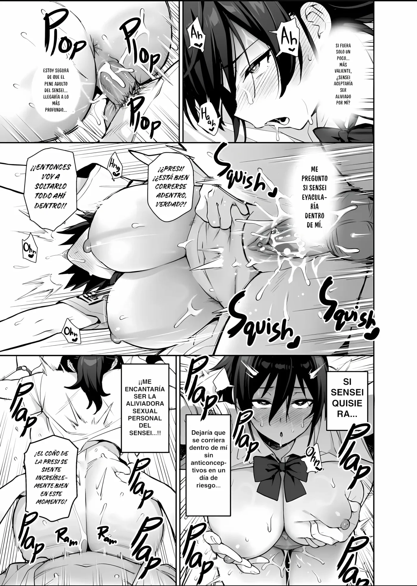 Atarashii Fuuki Iinchou wa Kyonyuu Sugiru Ken 3｜Sobre La Nueva Presidenta Del Comité De Disciplina Y Sus Enormes Tetas 3 (decensored) capítulo 1 página 29
