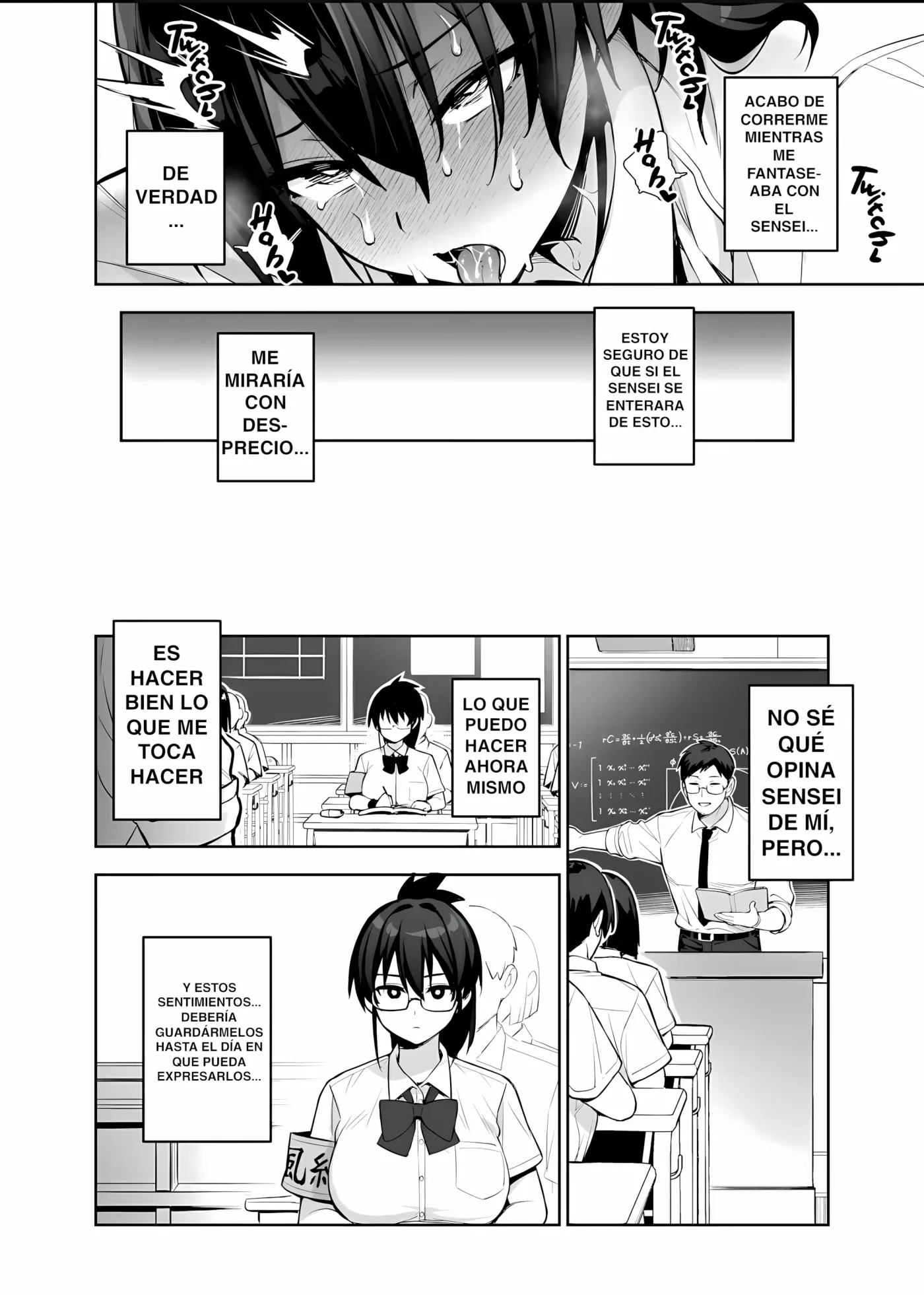 Atarashii Fuuki Iinchou wa Kyonyuu Sugiru Ken 3｜Sobre La Nueva Presidenta Del Comité De Disciplina Y Sus Enormes Tetas 3 (decensored) capítulo 1 página 32