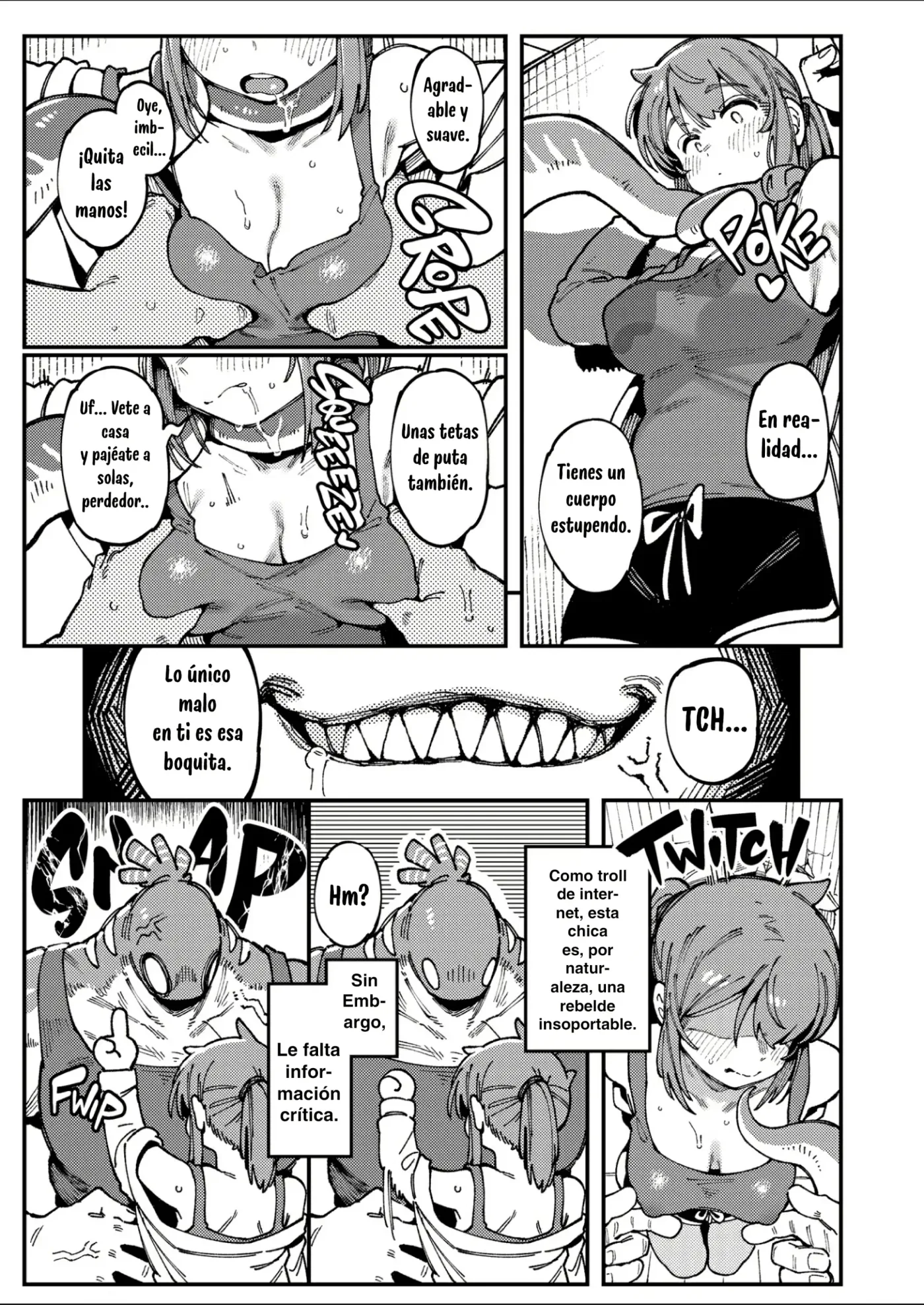 Watashi ni Konna Kuchi Kiite, Oya Gatcha Shippai shita no ka|No Trollees Descuidadamente (decensored) capítulo 1 página 8