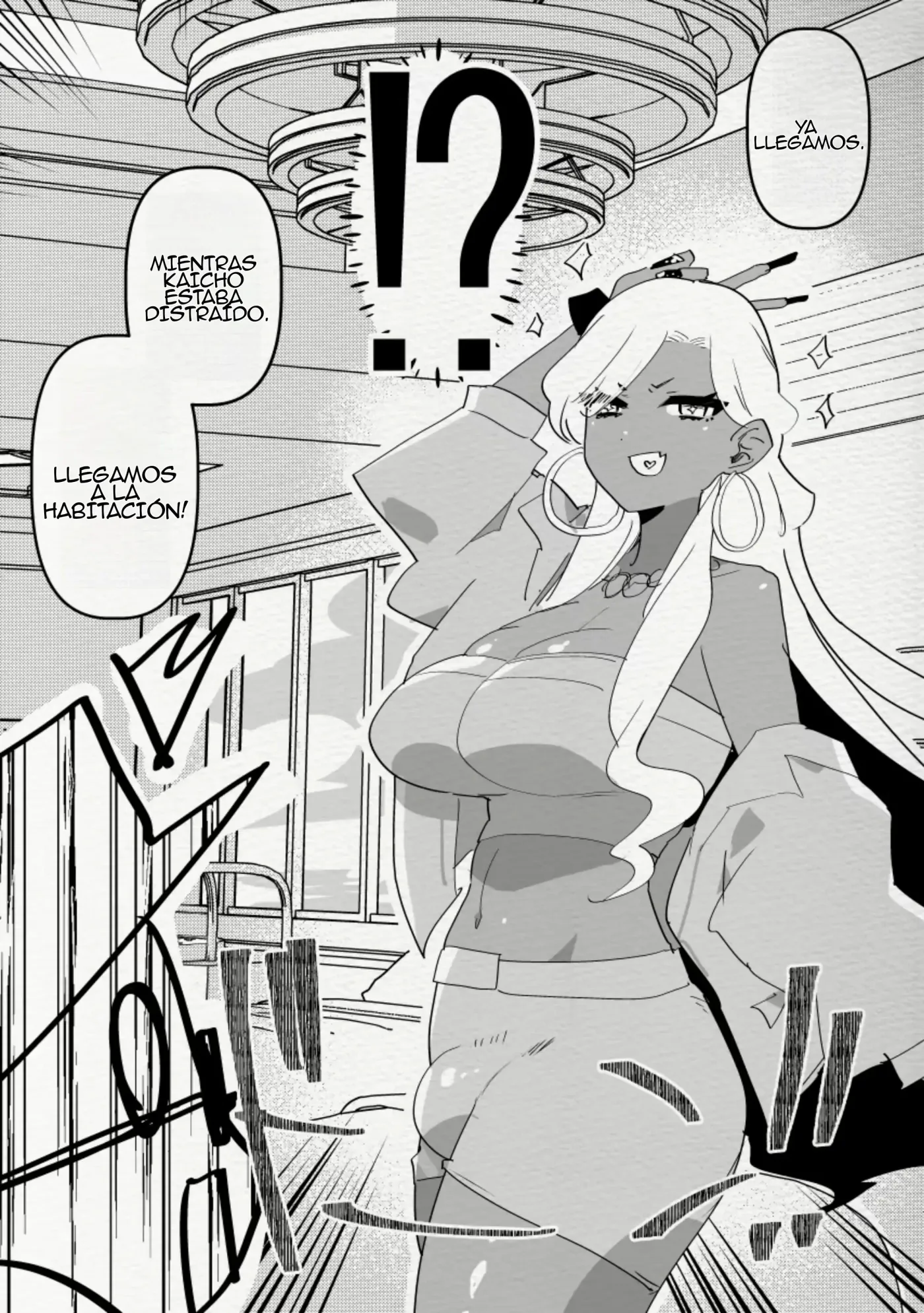 Minami no Shima de Futanari Kuro Gyaru Kanojo ni Hotel de Hametaosareru Nante......｜Imagina que tú novia futanari de piel oscura te deja inconsciente en una habitación de hotel en una isla del sur capítulo 1 página 8