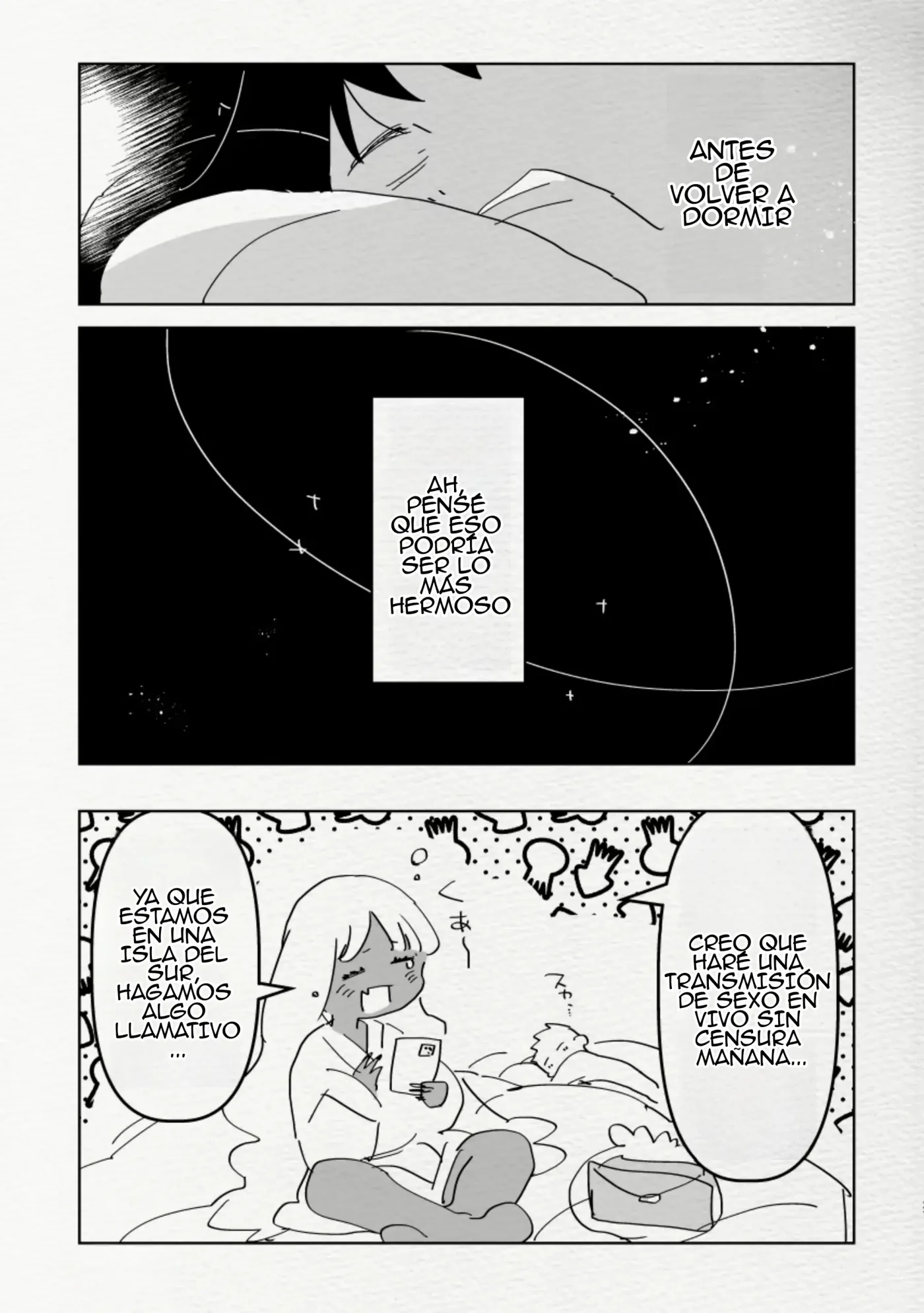 Minami no Shima de Futanari Kuro Gyaru Kanojo ni Hotel de Hametaosareru Nante......｜Imagina que tú novia futanari de piel oscura te deja inconsciente en una habitación de hotel en una isla del sur capítulo 1 página 28