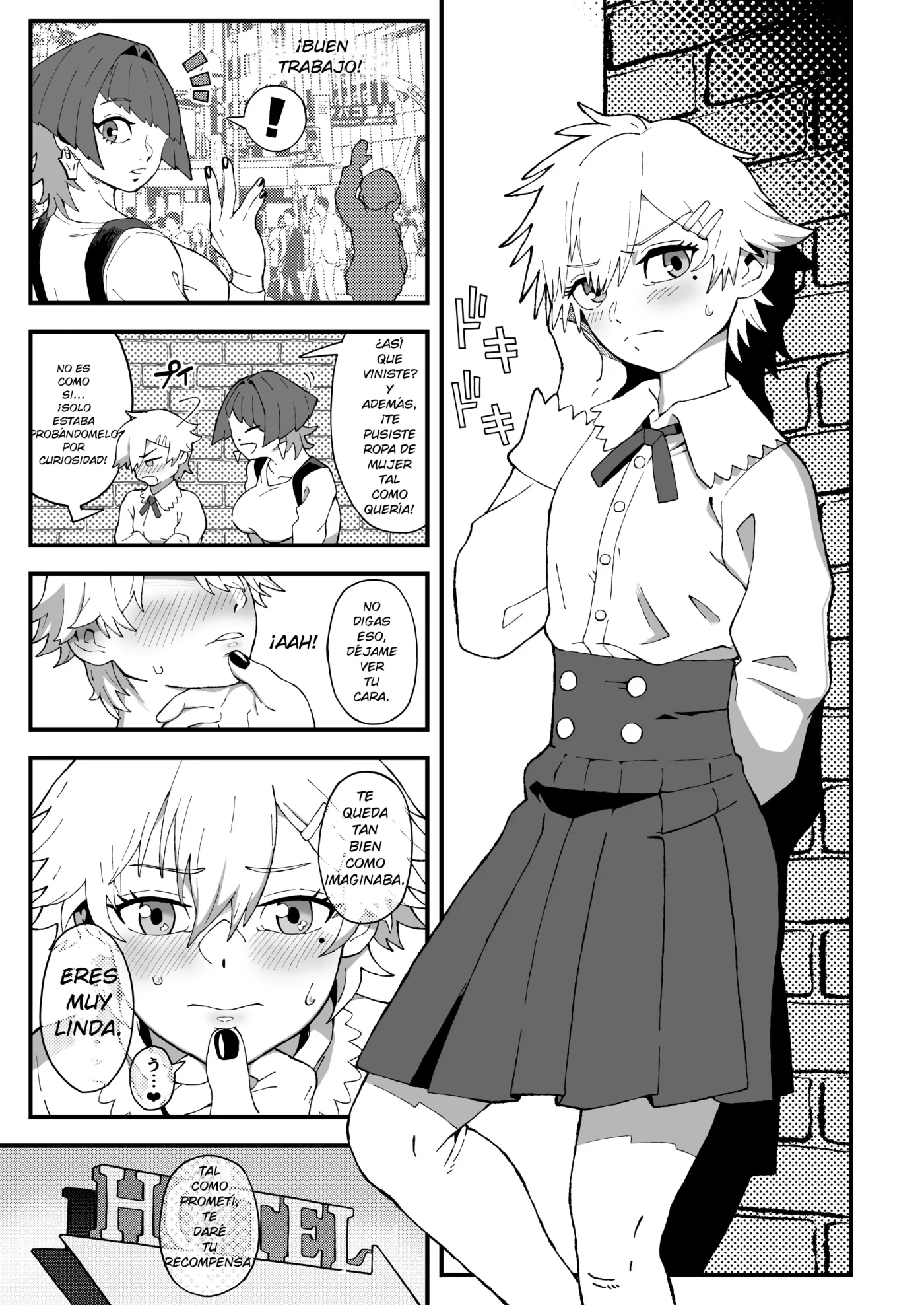 Off-Pako Shippai!? Futanari Mangakka no Kanojo ni Natta Ore - Offline sex failed!? A boy who became the girlfriend of a futanari manga artist capítulo 1 página 10