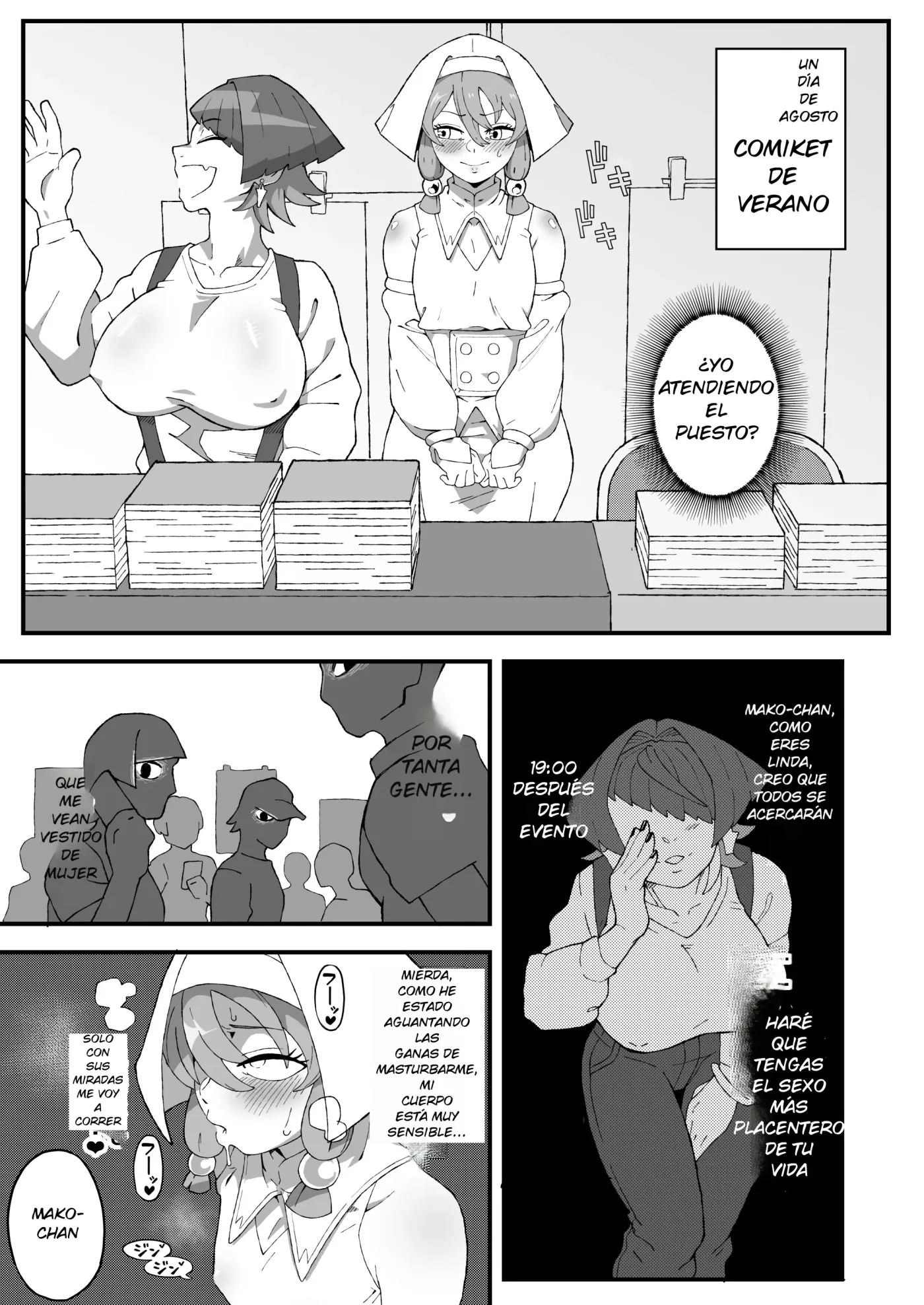 Off-Pako Shippai!? Futanari Mangakka no Kanojo ni Natta Ore - Offline sex failed!? A boy who became the girlfriend of a futanari manga artist capítulo 1 página 14