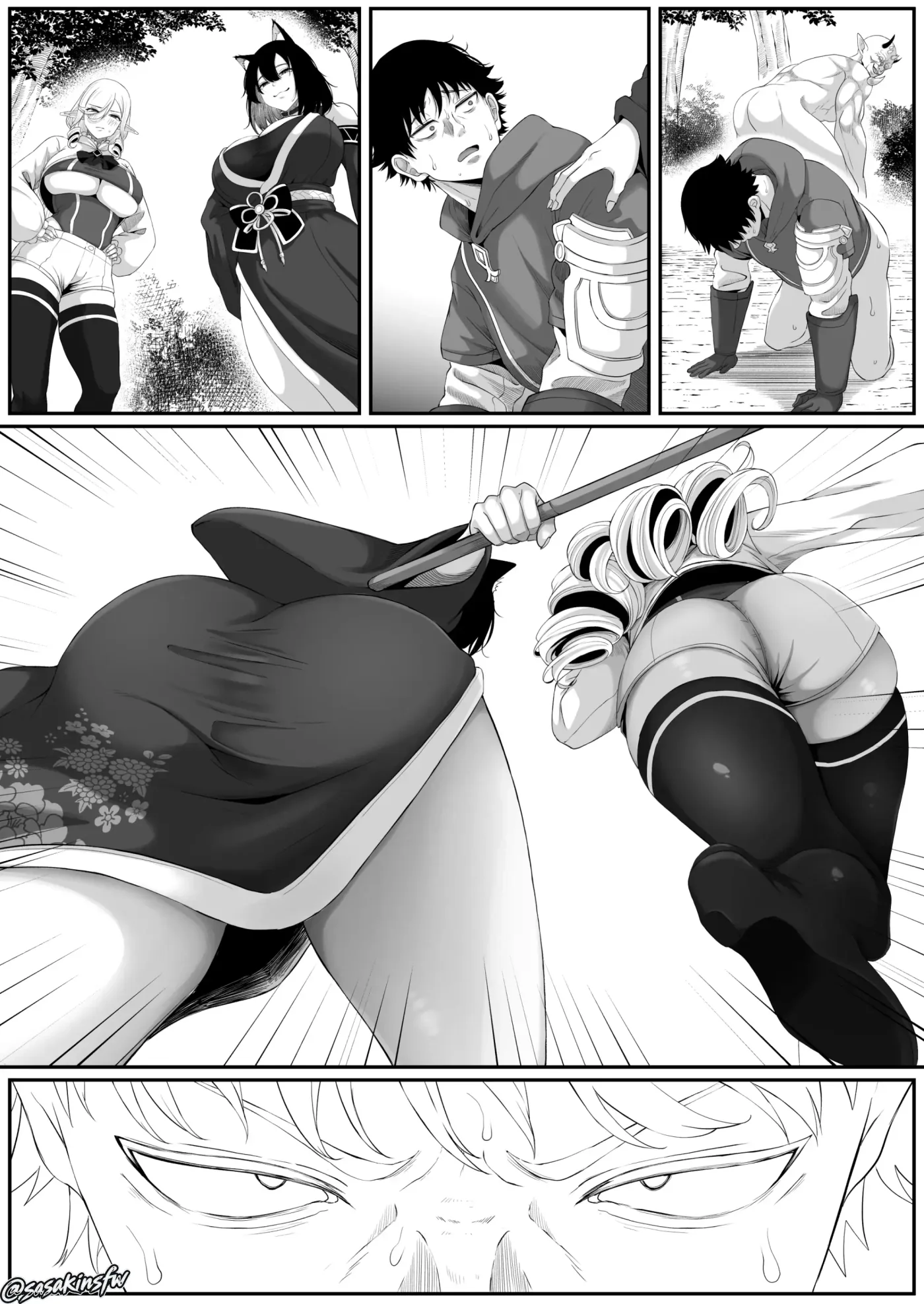Isekai Anal Monogatari 2 ~Neko Kemonohito Hen~ Anal Odyssey In Another World 2 ~ Cat Girl Edition ~ (decensored) capítulo 1 página 36