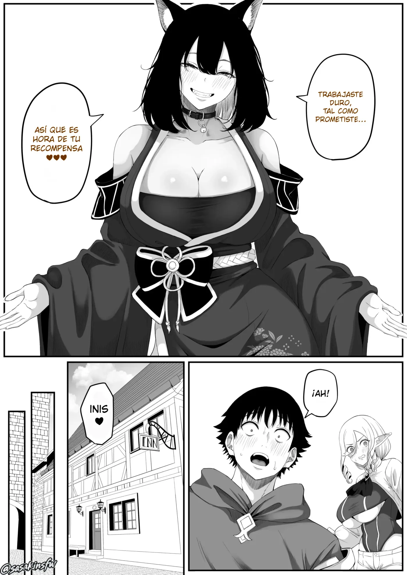 Isekai Anal Monogatari 2 ~Neko Kemonohito Hen~ Anal Odyssey In Another World 2 ~ Cat Girl Edition ~ (decensored) capítulo 1 página 38
