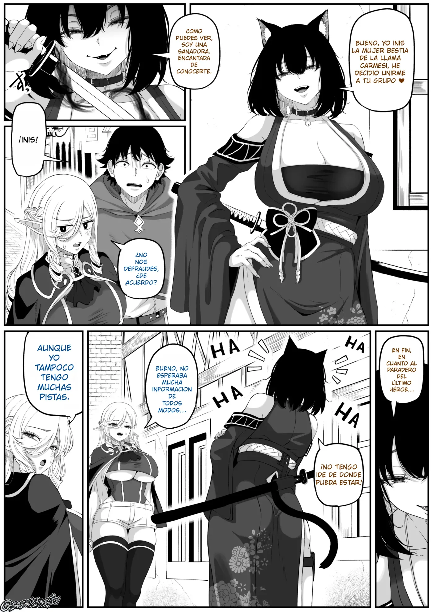 Isekai Anal Monogatari 2 ~Neko Kemonohito Hen~ Anal Odyssey In Another World 2 ~ Cat Girl Edition ~ (decensored) capítulo 1 página 77