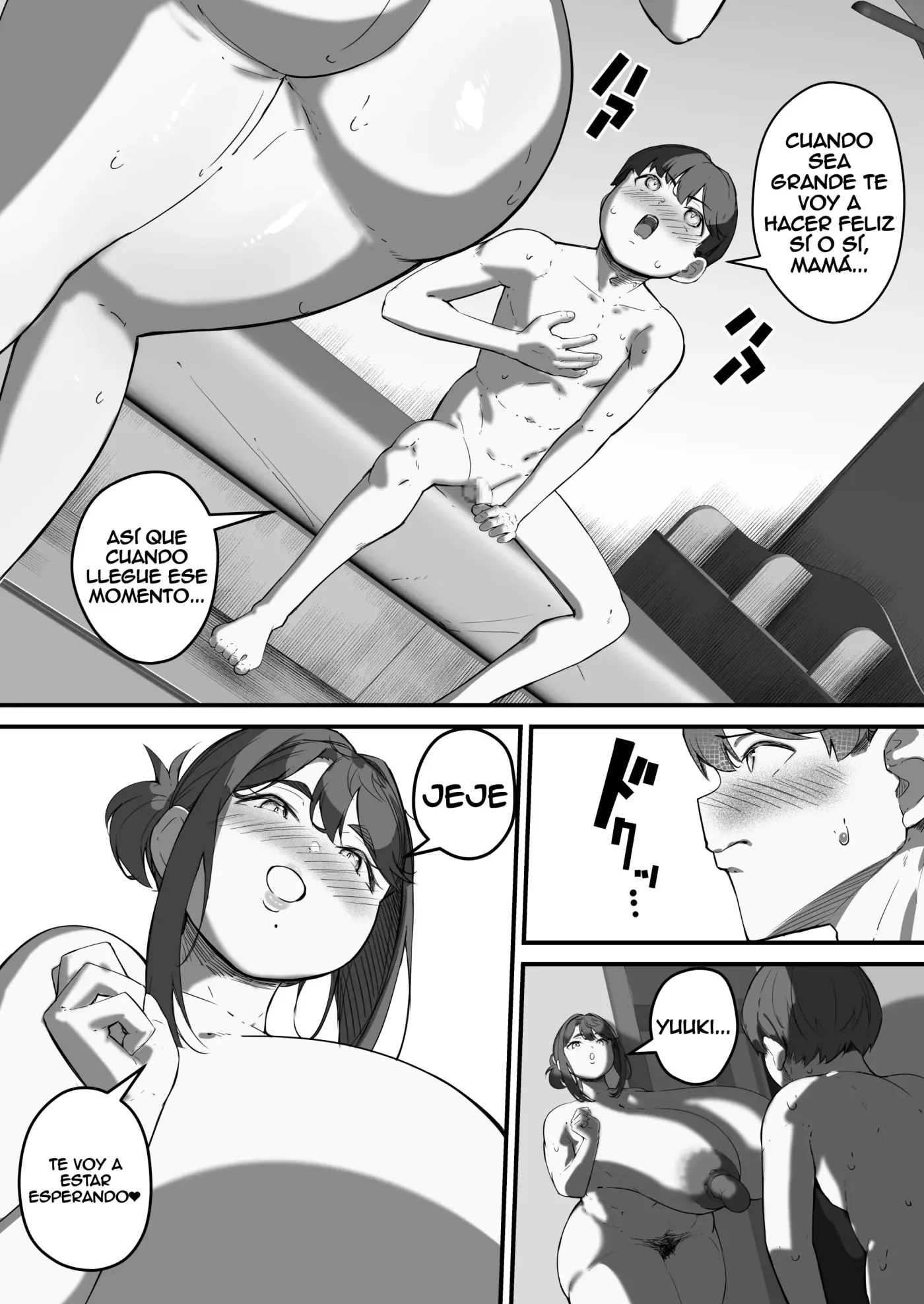 Tare Nagachichi Kaa-san wa Chara Otoko ni Netorareru 3 ~ Mamá de tetas largas y caídas es seducida por un mujeriego 3 capítulo 1 página 33
