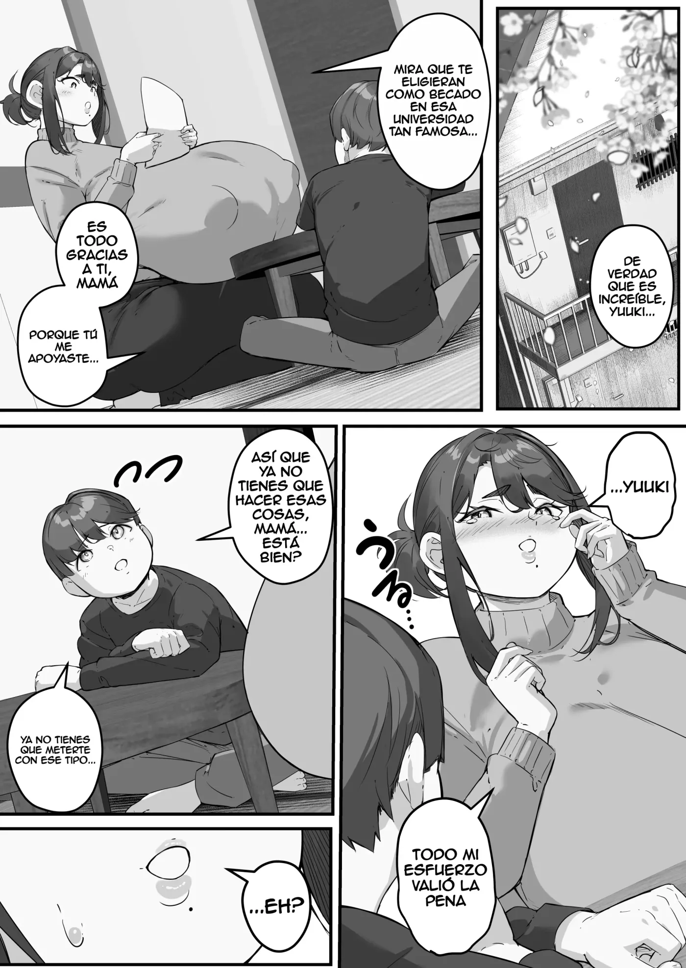 Tare Nagachichi Kaa-san wa Chara Otoko ni Netorareru 3 ~ Mamá de tetas largas y caídas es seducida por un mujeriego 3 capítulo 1 página 41