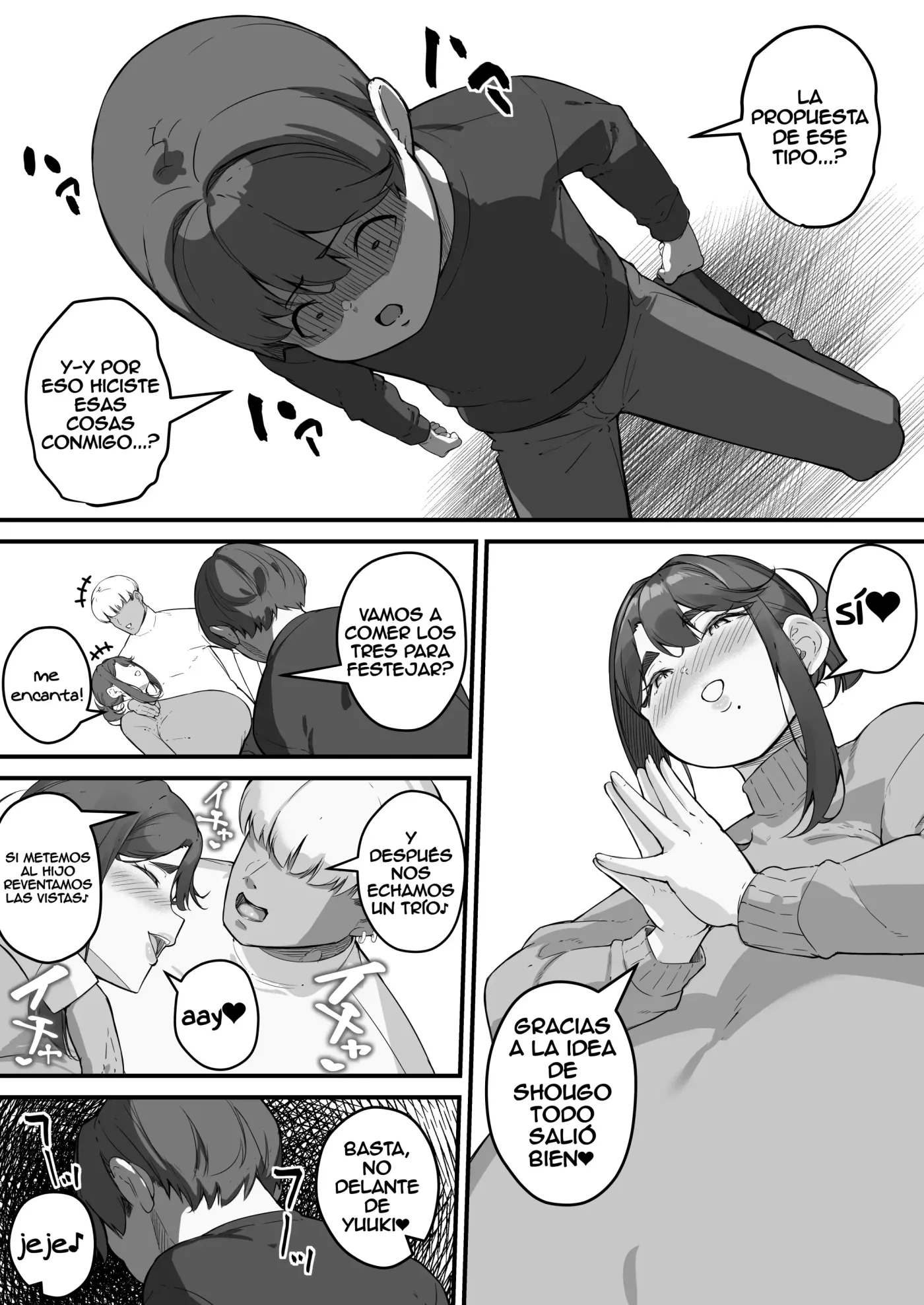 Tare Nagachichi Kaa-san wa Chara Otoko ni Netorareru 3 ~ Mamá de tetas largas y caídas es seducida por un mujeriego 3 capítulo 1 página 47