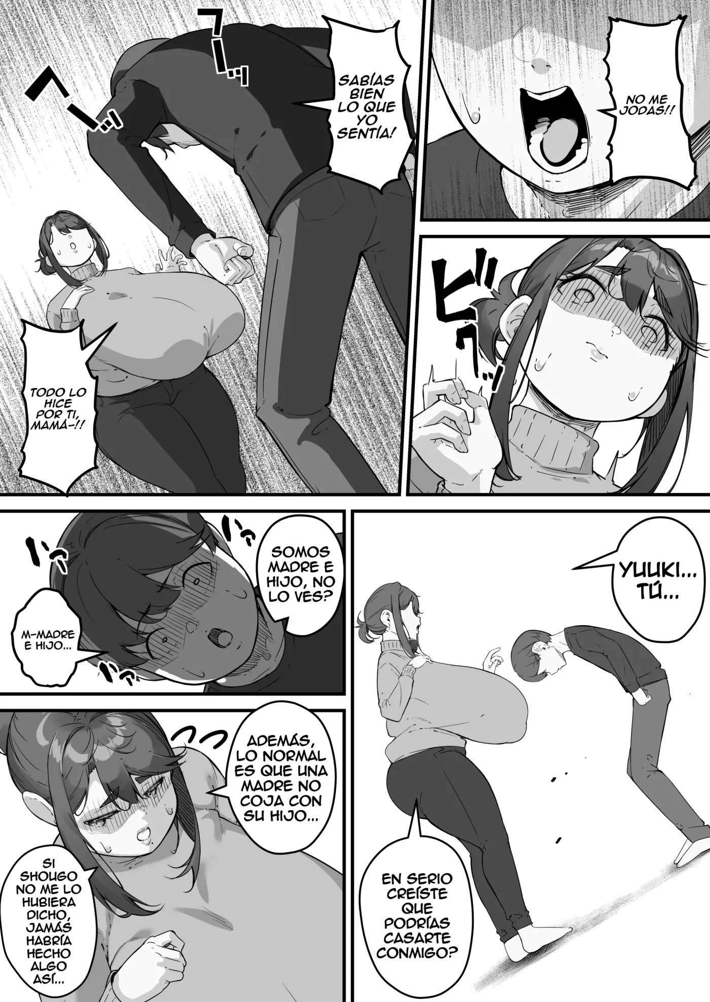 Tare Nagachichi Kaa-san wa Chara Otoko ni Netorareru 3 ~ Mamá de tetas largas y caídas es seducida por un mujeriego 3 capítulo 1 página 48