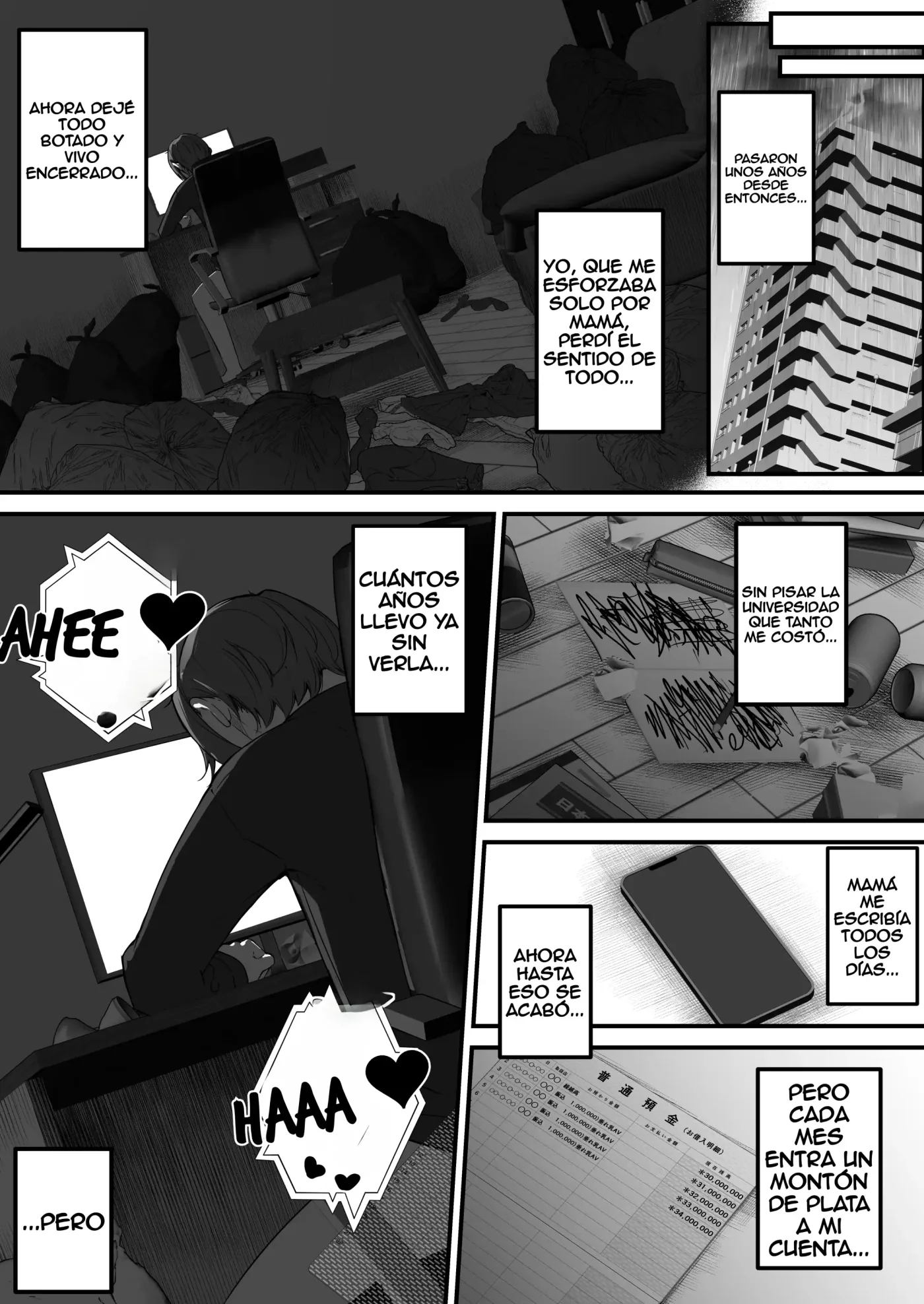 Tare Nagachichi Kaa-san wa Chara Otoko ni Netorareru 3 ~ Mamá de tetas largas y caídas es seducida por un mujeriego 3 capítulo 1 página 52
