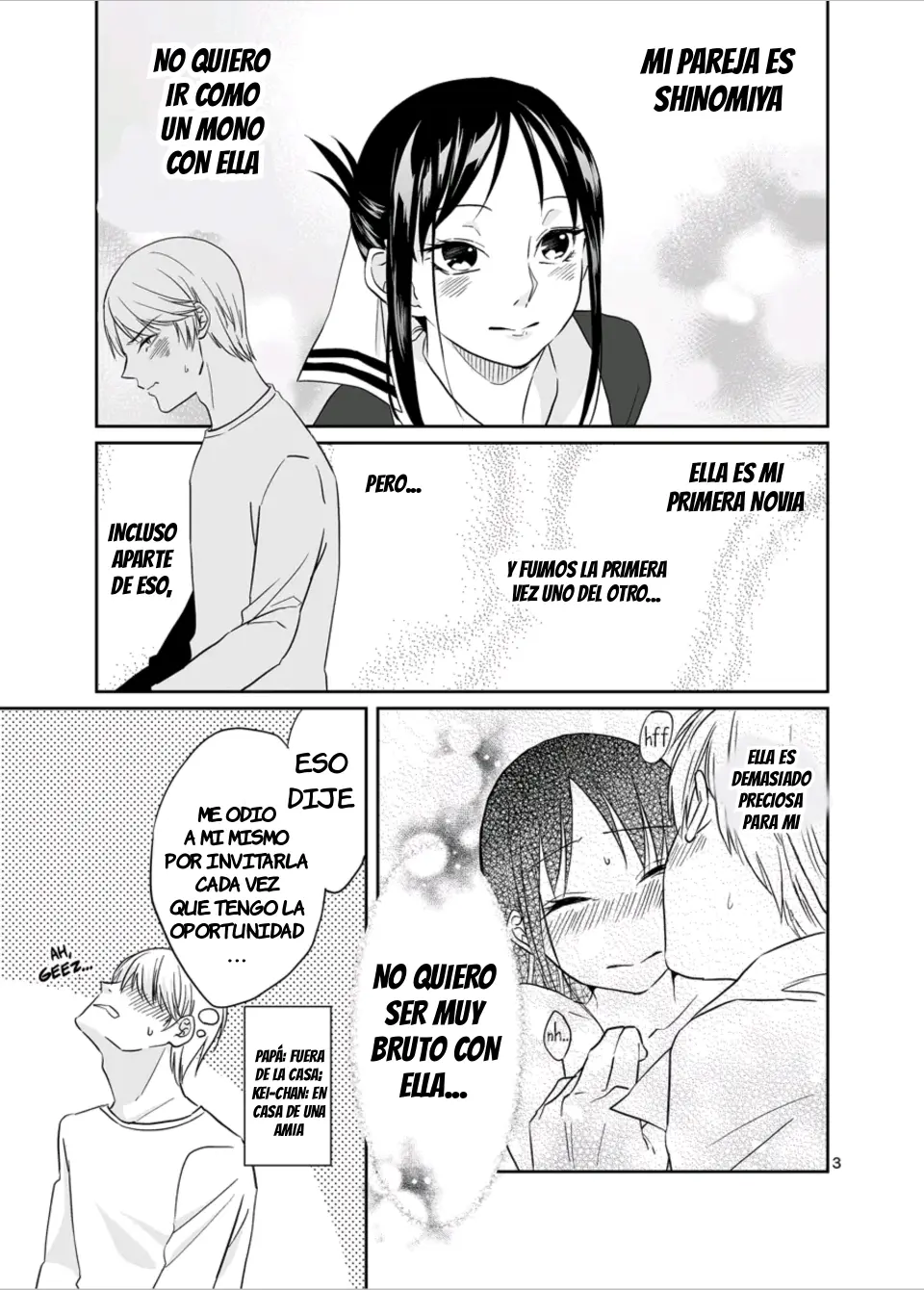 Shirogane Miyuki wa Ikasetai｜Miyuki Shirogane Quiere Hacerla Correrse capítulo 1 página 4