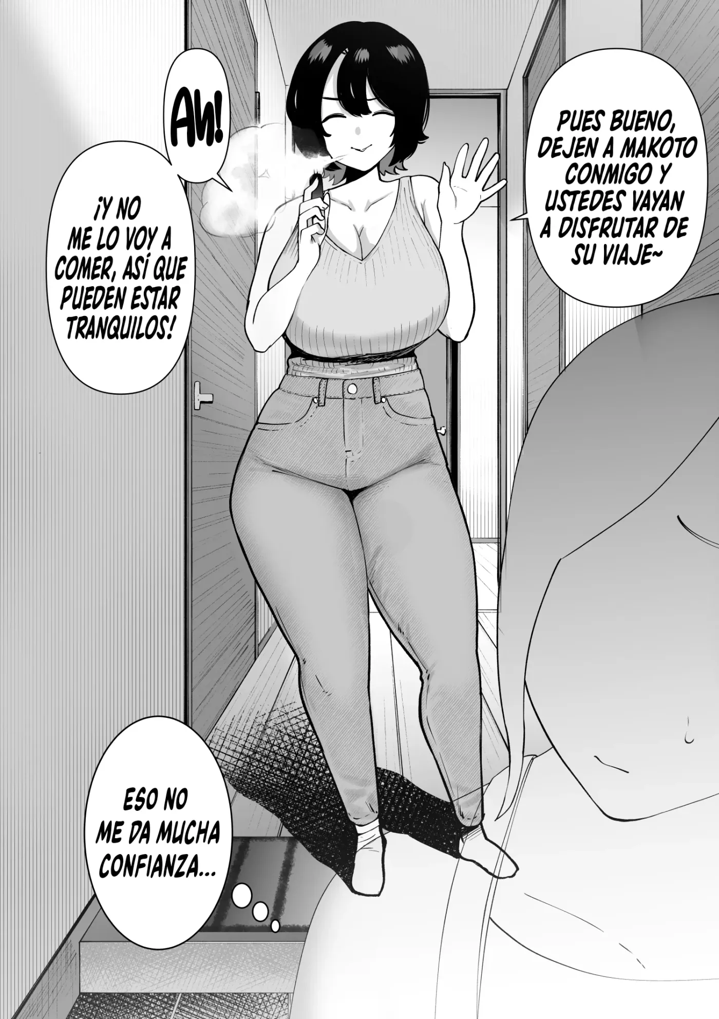 Hikikomori de Ero Manga Kaiteru Doutei Oikko to Oba-san ga Icha Love SEX suru Hanashi|La Historia De Un Sobrino Virgen Y Hikikomori Que Dibuja Mangas Eróticos Teniendo Sexo Cariñoso Y Apasionado Con Su Tía capítulo 1 página 5