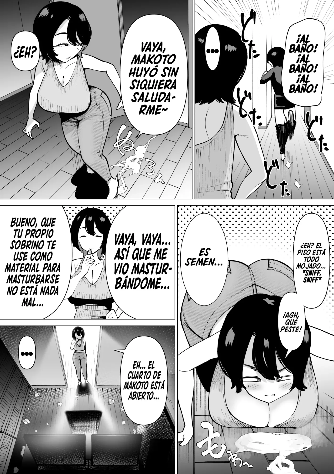 Hikikomori de Ero Manga Kaiteru Doutei Oikko to Oba-san ga Icha Love SEX suru Hanashi|La Historia De Un Sobrino Virgen Y Hikikomori Que Dibuja Mangas Eróticos Teniendo Sexo Cariñoso Y Apasionado Con Su Tía capítulo 1 página 11