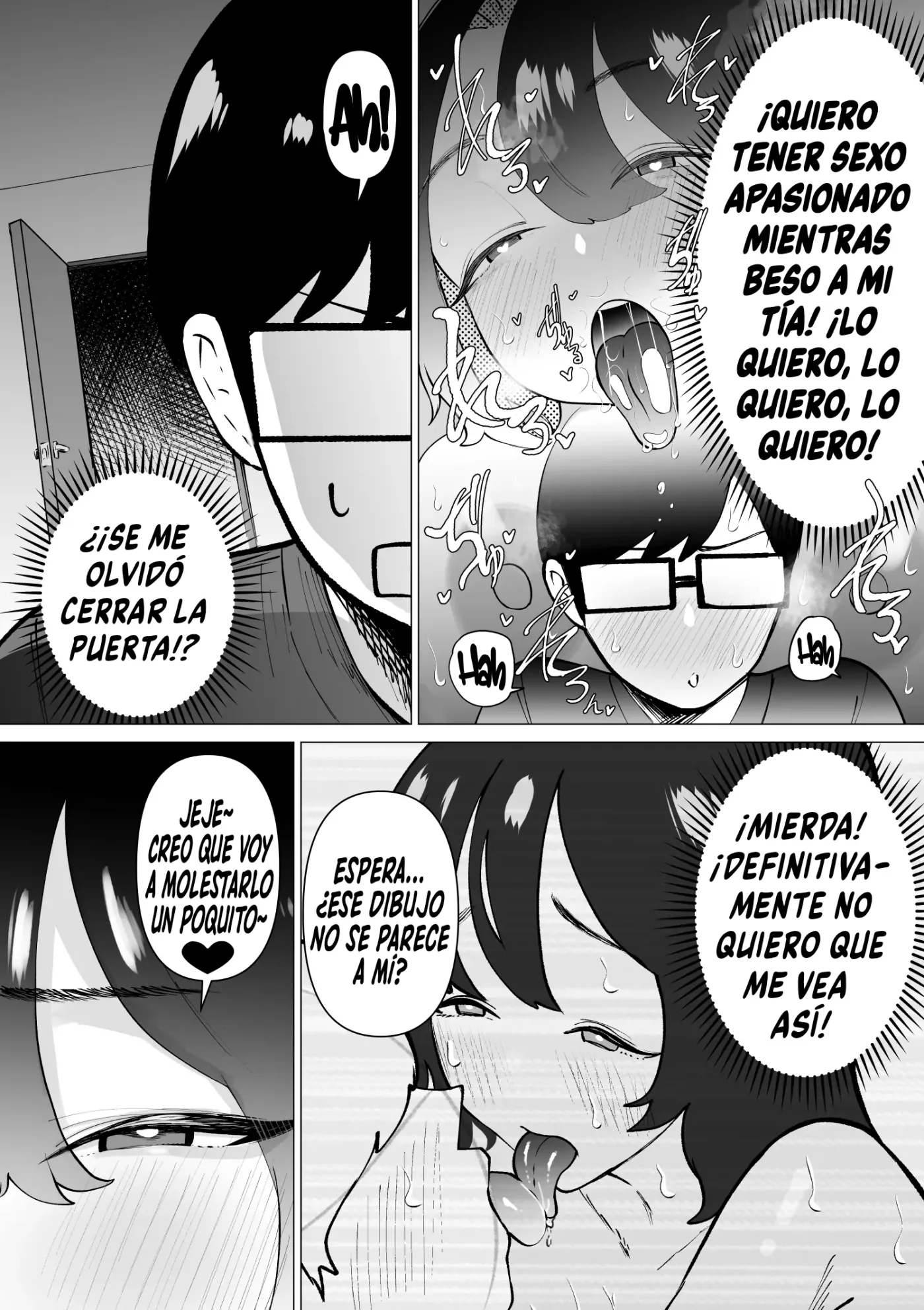 Hikikomori de Ero Manga Kaiteru Doutei Oikko to Oba-san ga Icha Love SEX suru Hanashi|La Historia De Un Sobrino Virgen Y Hikikomori Que Dibuja Mangas Eróticos Teniendo Sexo Cariñoso Y Apasionado Con Su Tía capítulo 1 página 15