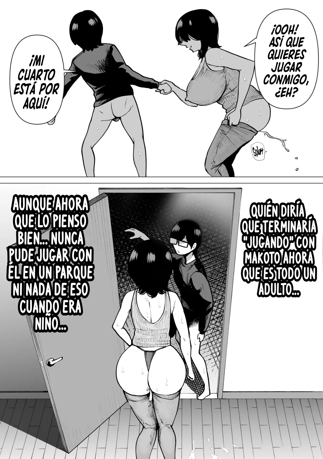 Hikikomori de Ero Manga Kaiteru Doutei Oikko to Oba-san ga Icha Love SEX suru Hanashi|La Historia De Un Sobrino Virgen Y Hikikomori Que Dibuja Mangas Eróticos Teniendo Sexo Cariñoso Y Apasionado Con Su Tía capítulo 1 página 25