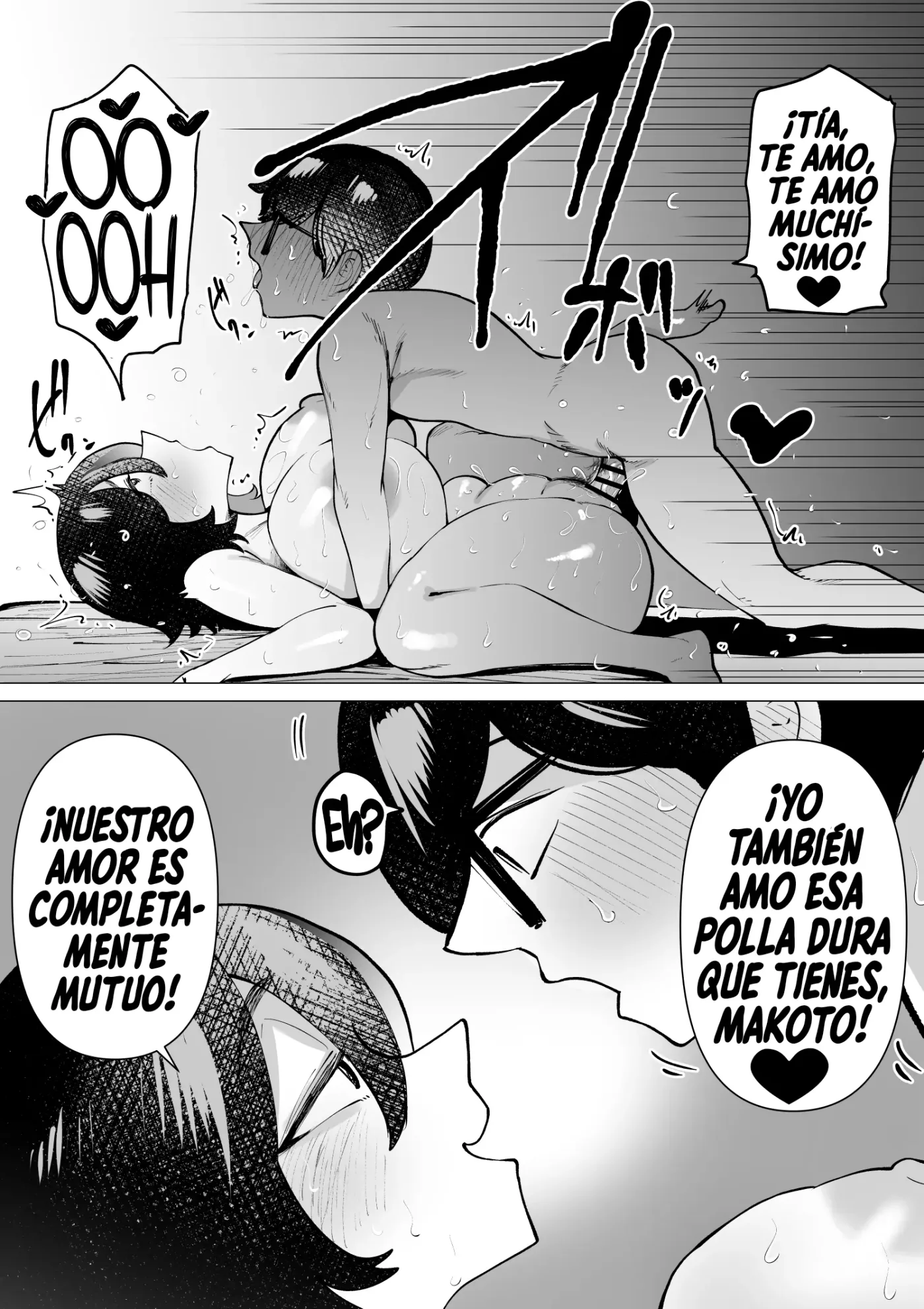 Hikikomori de Ero Manga Kaiteru Doutei Oikko to Oba-san ga Icha Love SEX suru Hanashi|La Historia De Un Sobrino Virgen Y Hikikomori Que Dibuja Mangas Eróticos Teniendo Sexo Cariñoso Y Apasionado Con Su Tía capítulo 1 página 36