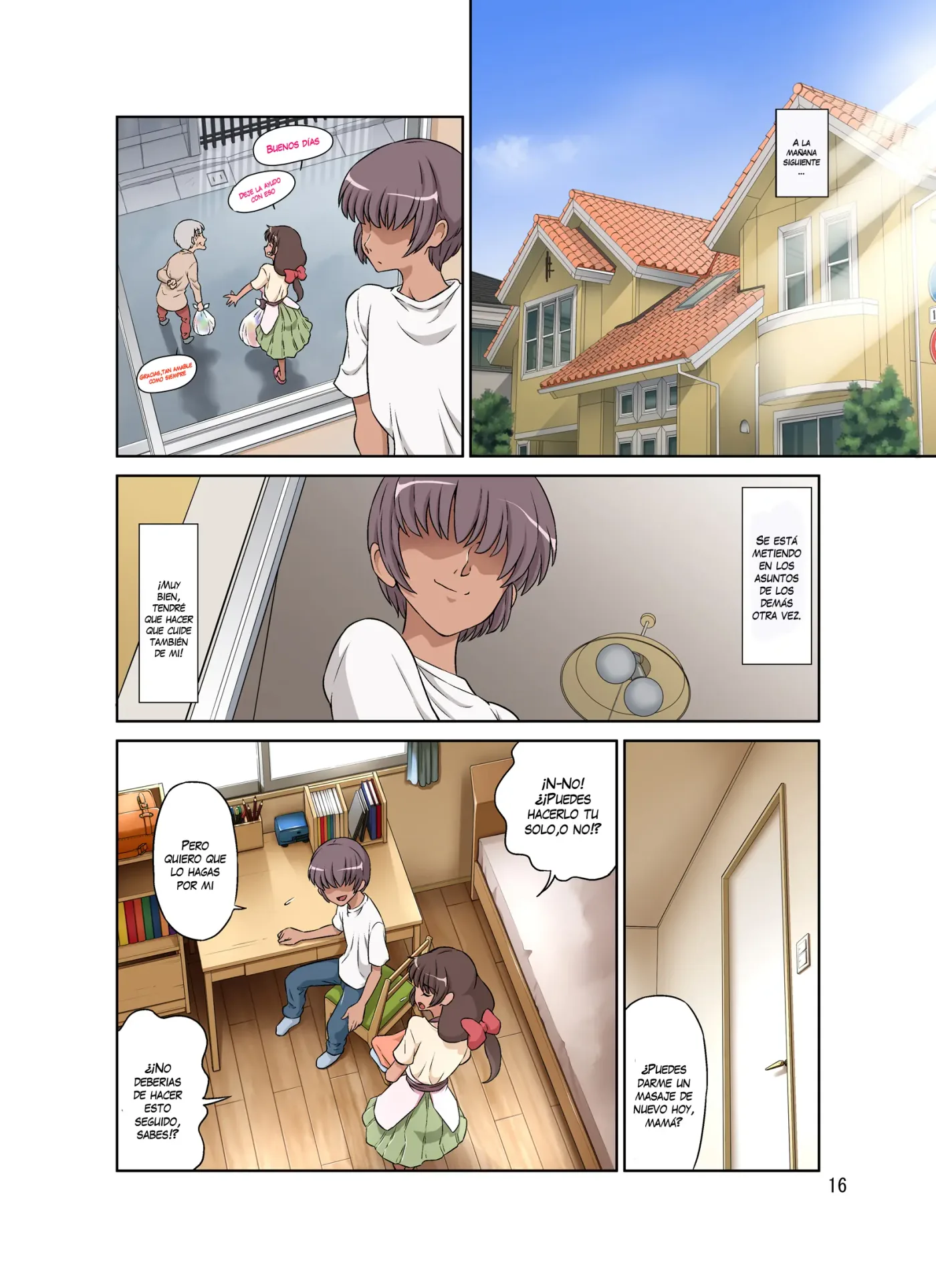 Sewayaki Mama, Musuko ni Hamerareru. capítulo 1 página 16