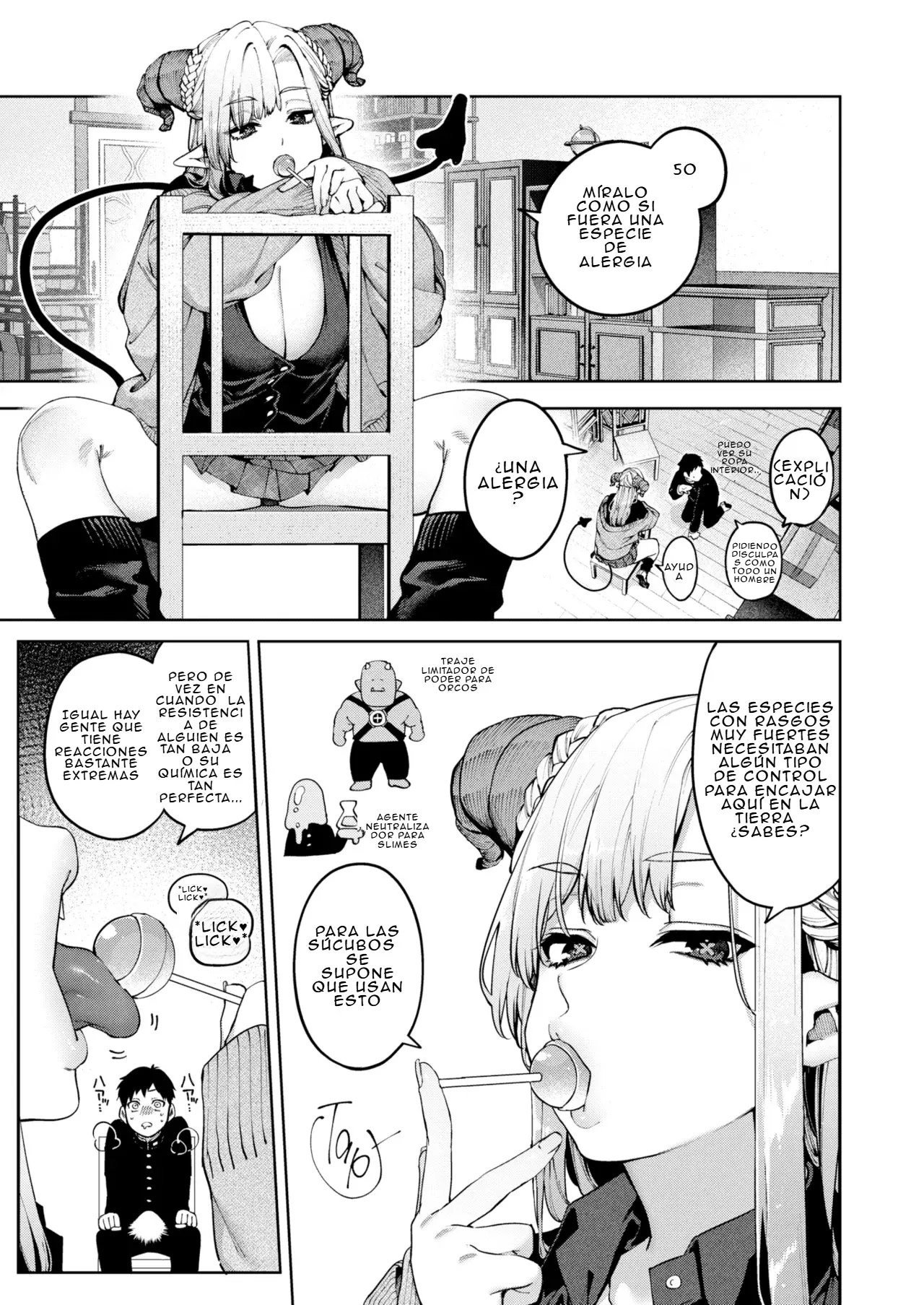 GalBus Allergy! - Gal-Succubus allergy! capítulo 1 página 5