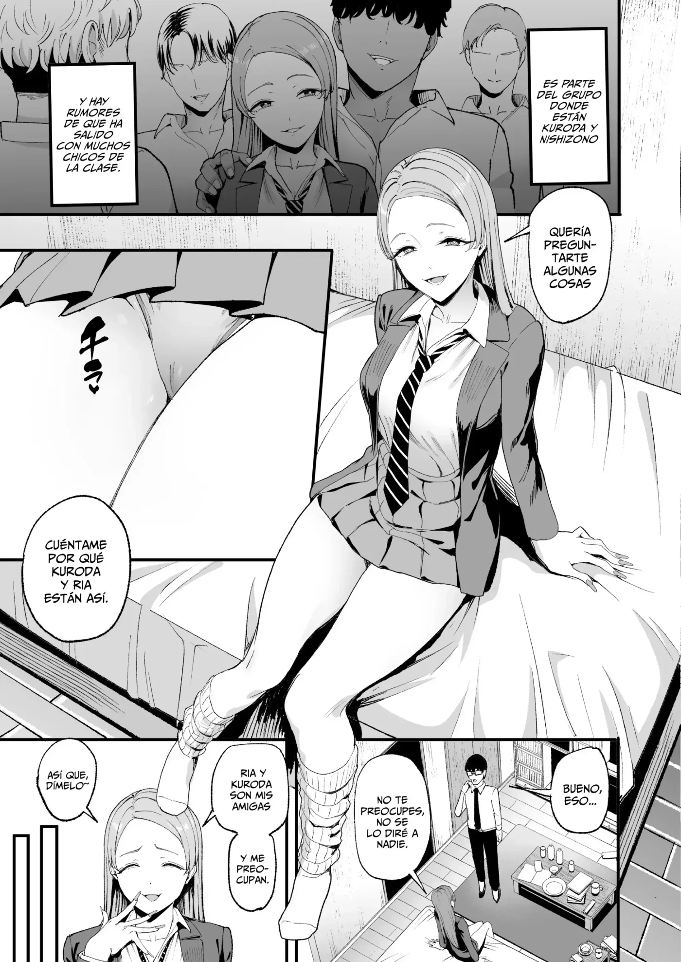 Iribitari Gal ni Manko Tsukawasete Morau Hanashi capítulo 1 página 116