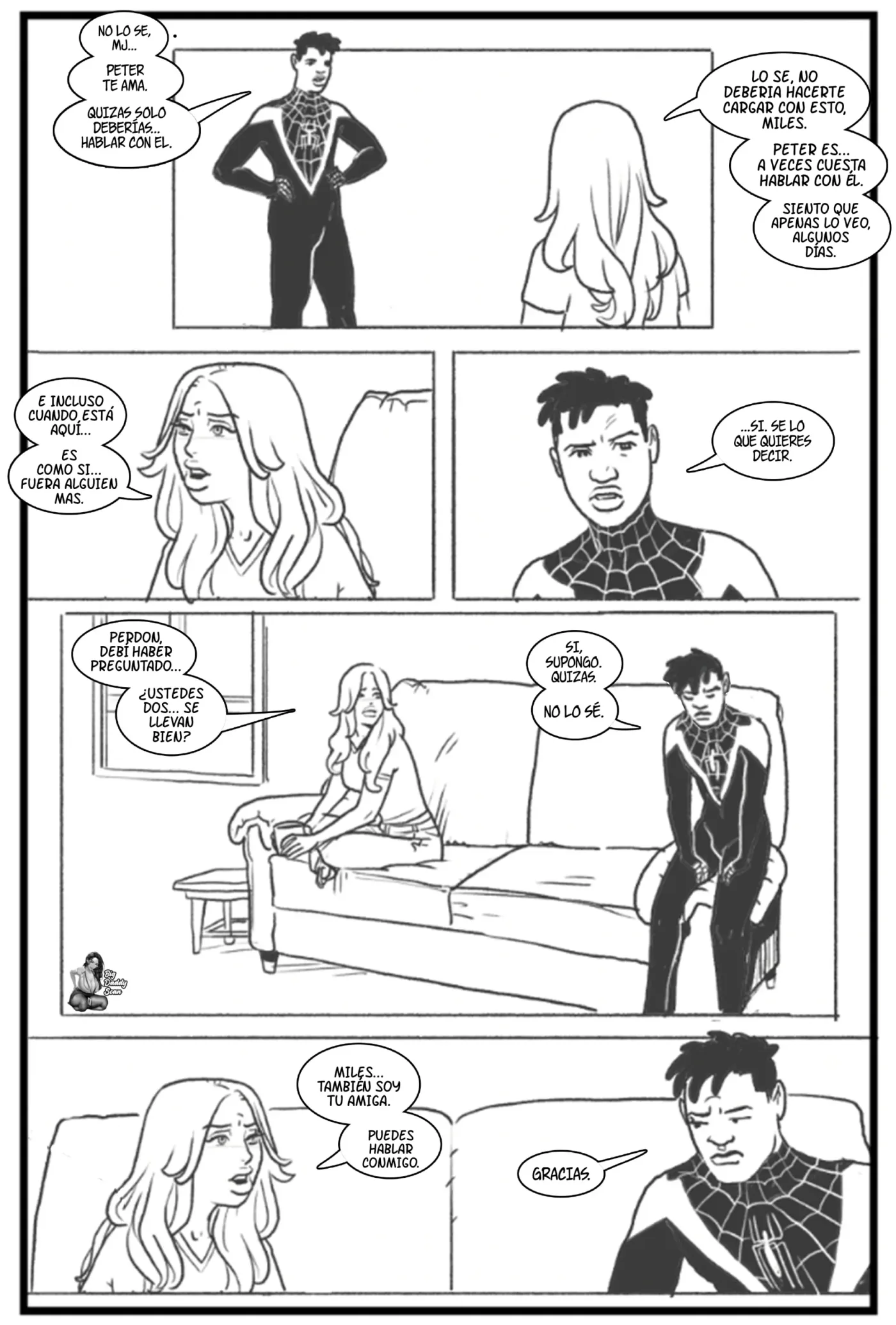 MJ & Miles capítulo 1 página 7