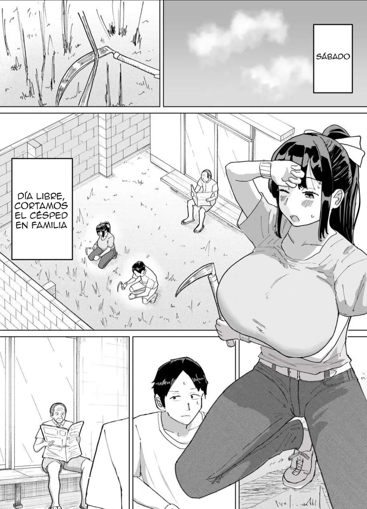 [Baraka Umadou) (Baraka Uma)Kaede-san, una mujer casada, y su suegro tienen una tradición familiar de tener hijos capítulo 1 página 16