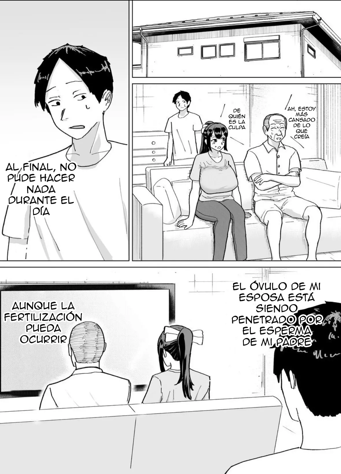 [Baraka Umadou) (Baraka Uma)Kaede-san, una mujer casada, y su suegro tienen una tradición familiar de tener hijos capítulo 1 página 26