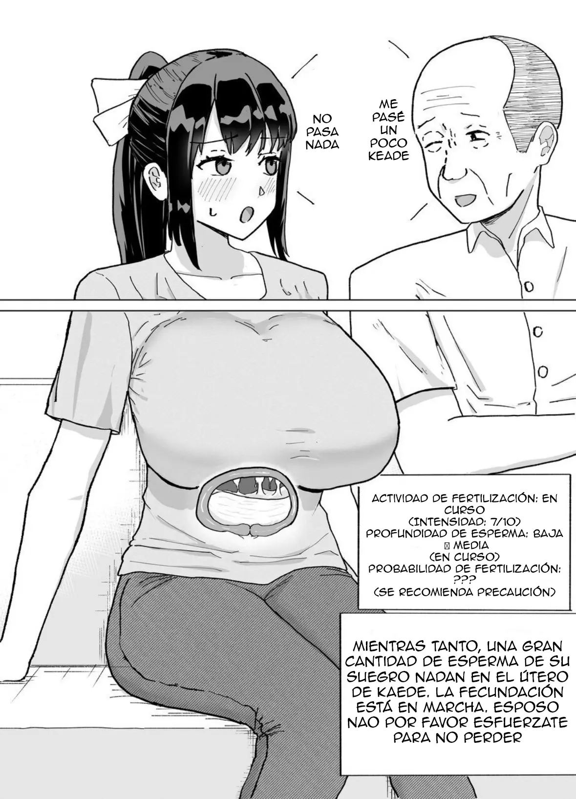 [Baraka Umadou) (Baraka Uma)Kaede-san, una mujer casada, y su suegro tienen una tradición familiar de tener hijos capítulo 1 página 27