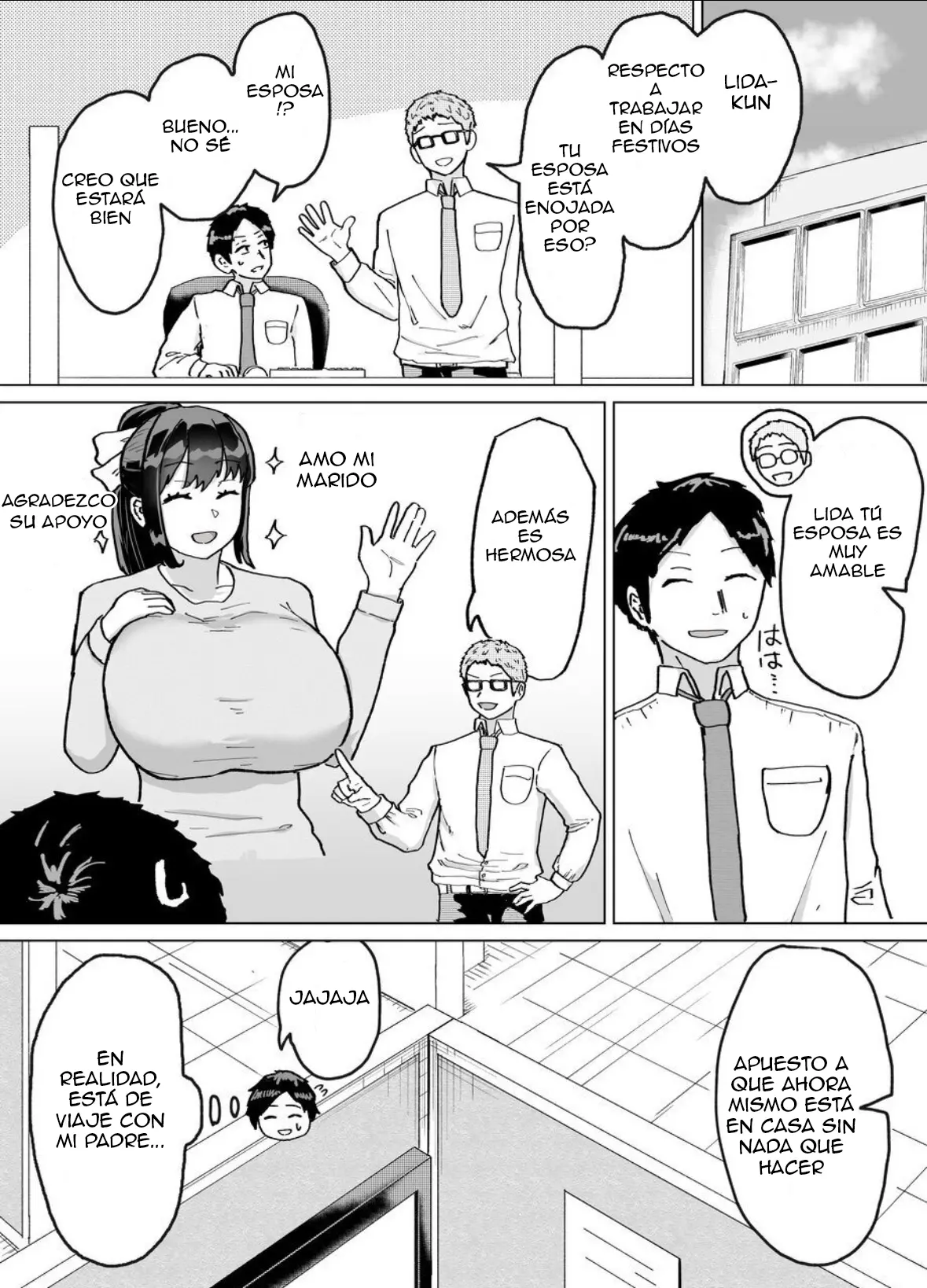 [Baraka Umadou) (Baraka Uma)Kaede-san, una mujer casada, y su suegro tienen una tradición familiar de tener hijos capítulo 1 página 40