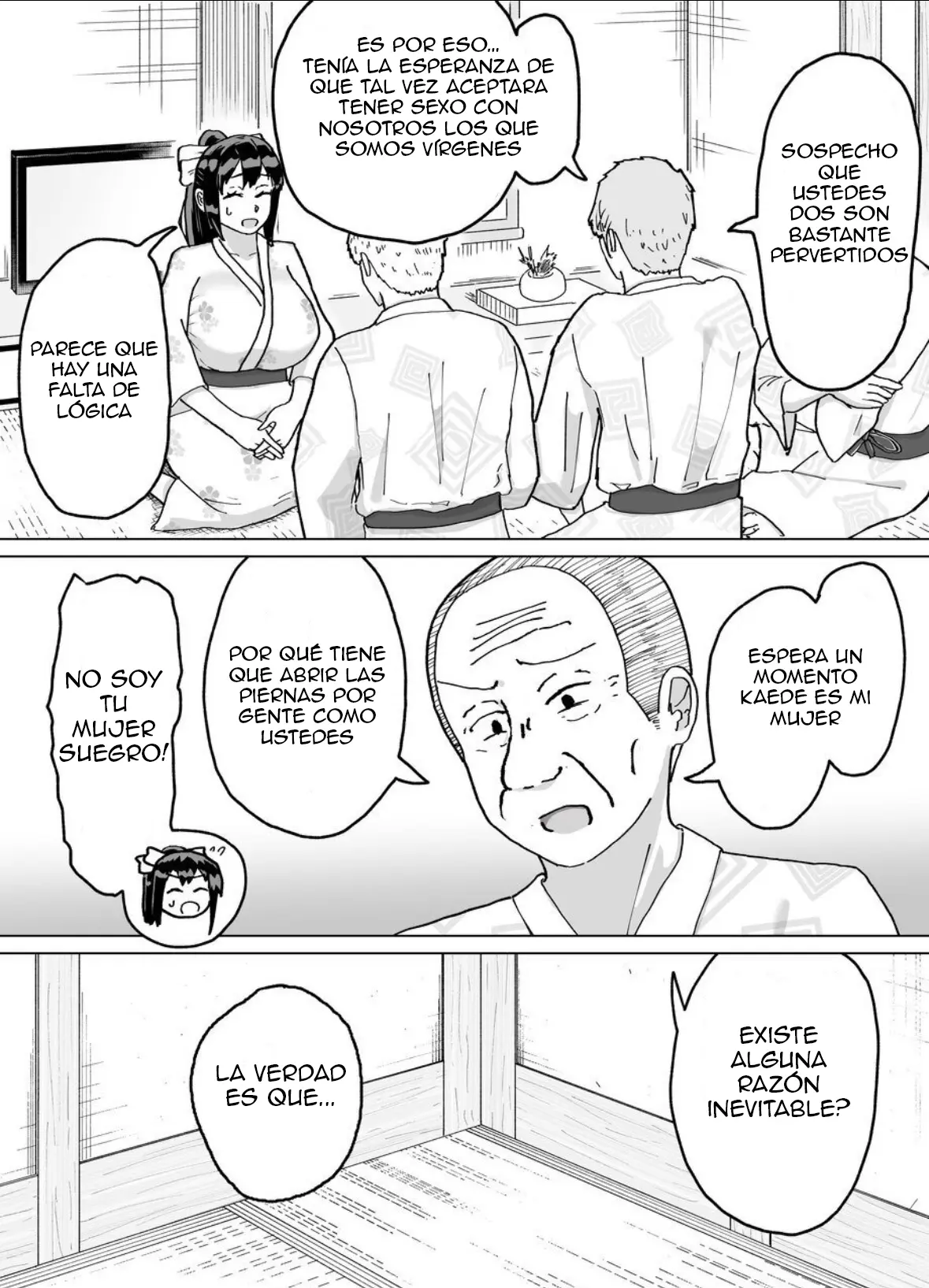 [Baraka Umadou) (Baraka Uma)Kaede-san, una mujer casada, y su suegro tienen una tradición familiar de tener hijos capítulo 1 página 47