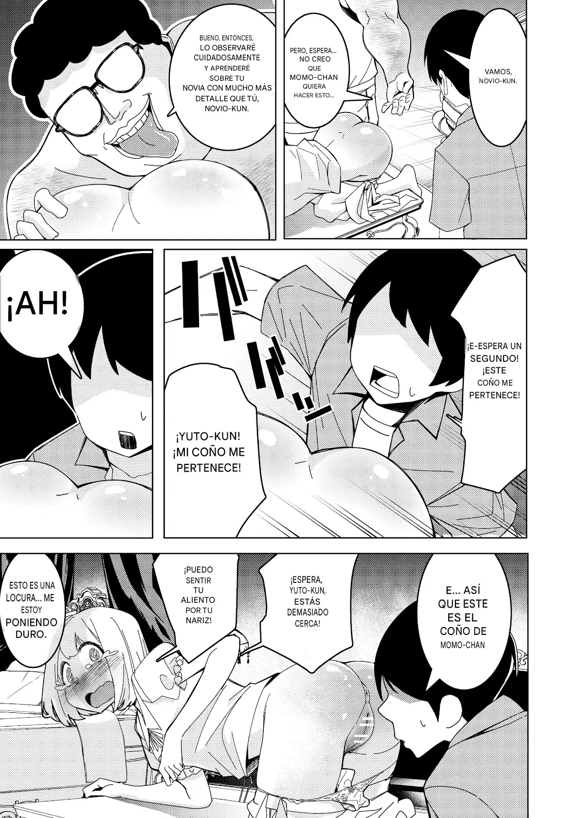 Saimin Appli de! ~Tsukiatte 3-kagetsu Hatsu Ecchi Mokuzen no Couple ni Ecchi no Shikata o Oshiete Mita~ capítulo 1 página 8