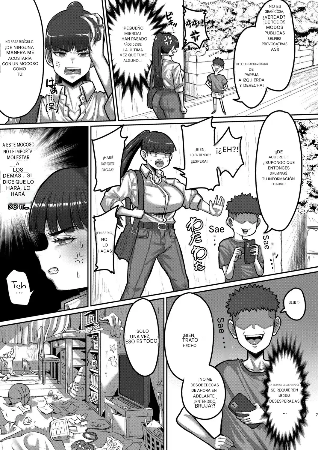 Onegaki!! Mukatsuku Nee-chan WakaraSEX!! Español capítulo 1 página 5