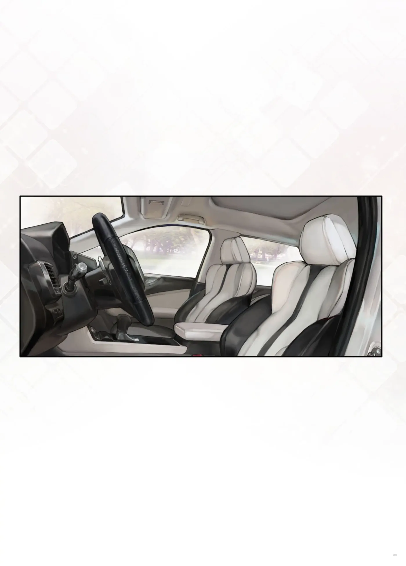 Gokinjo no Oku-san, Drive ni Itte mo KinTra o Saboranai. | La esposa de mi vecino nunca se salta sus entrenamientos, ni siquiera cuando a conducir. capítulo 1 página 2