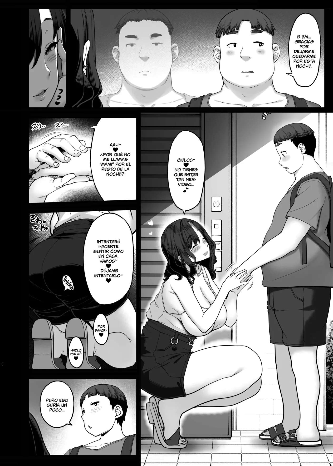 Seiyoku ga Tsuyosugiru Tomodachi no Okaa-san | La Libido De La Madre De Mi Amigo Es Demasiado Fuerte capítulo 1 página 5