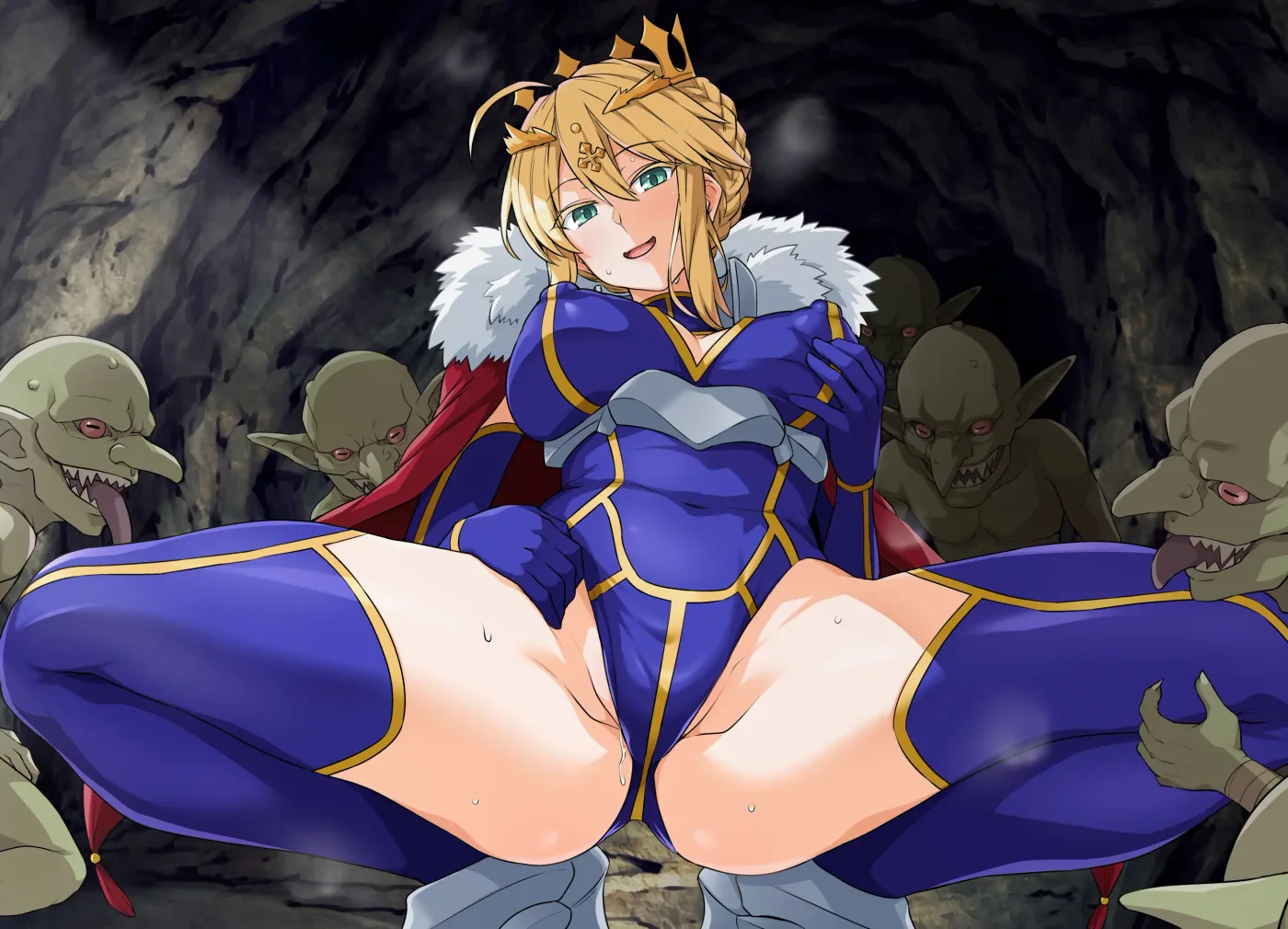 Goblin-tachi no Mesu ni Naru made Lancer Artoria Hen capítulo 1 página 2