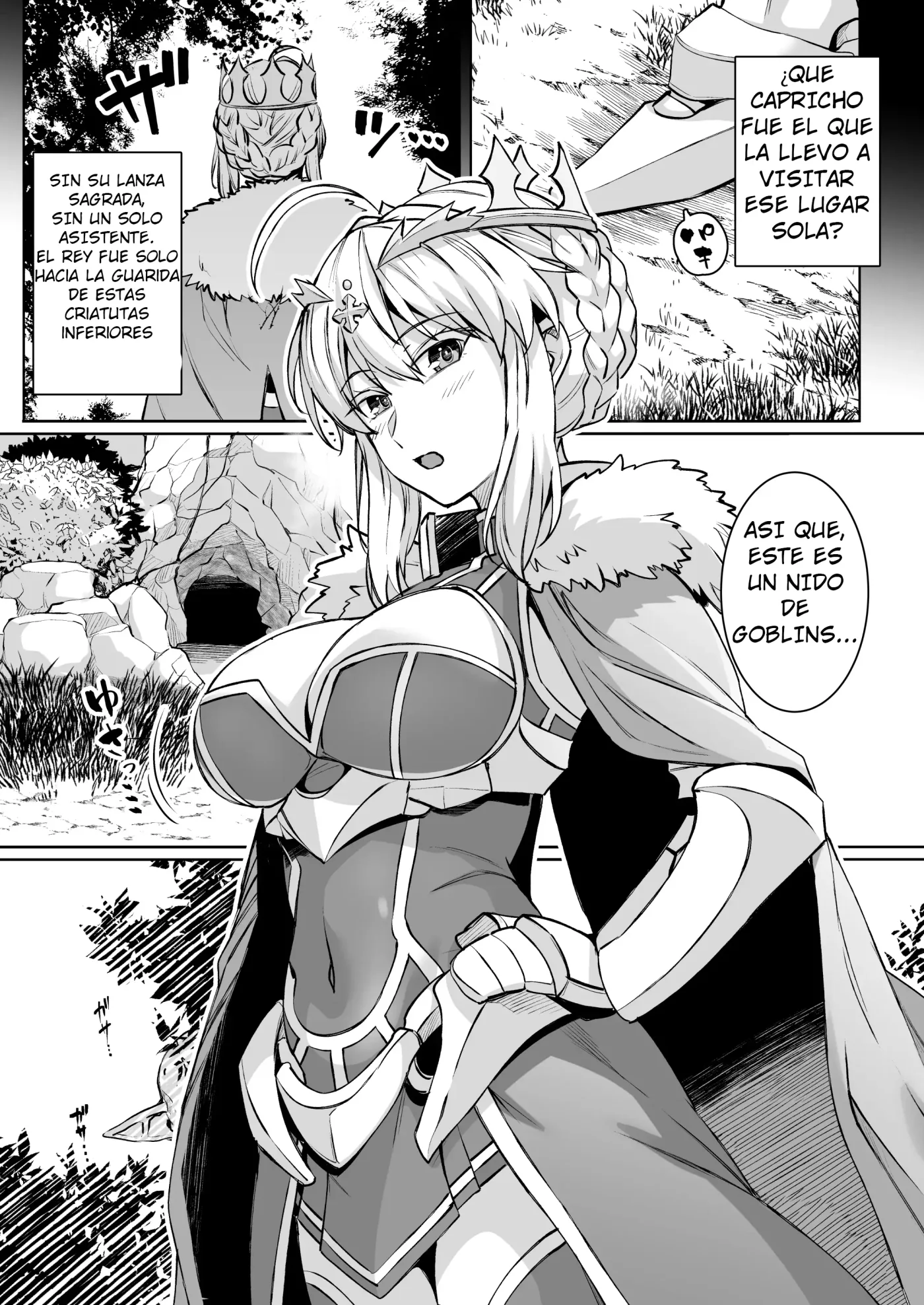 Goblin-tachi no Mesu ni Naru made Lancer Artoria Hen capítulo 1 página 3