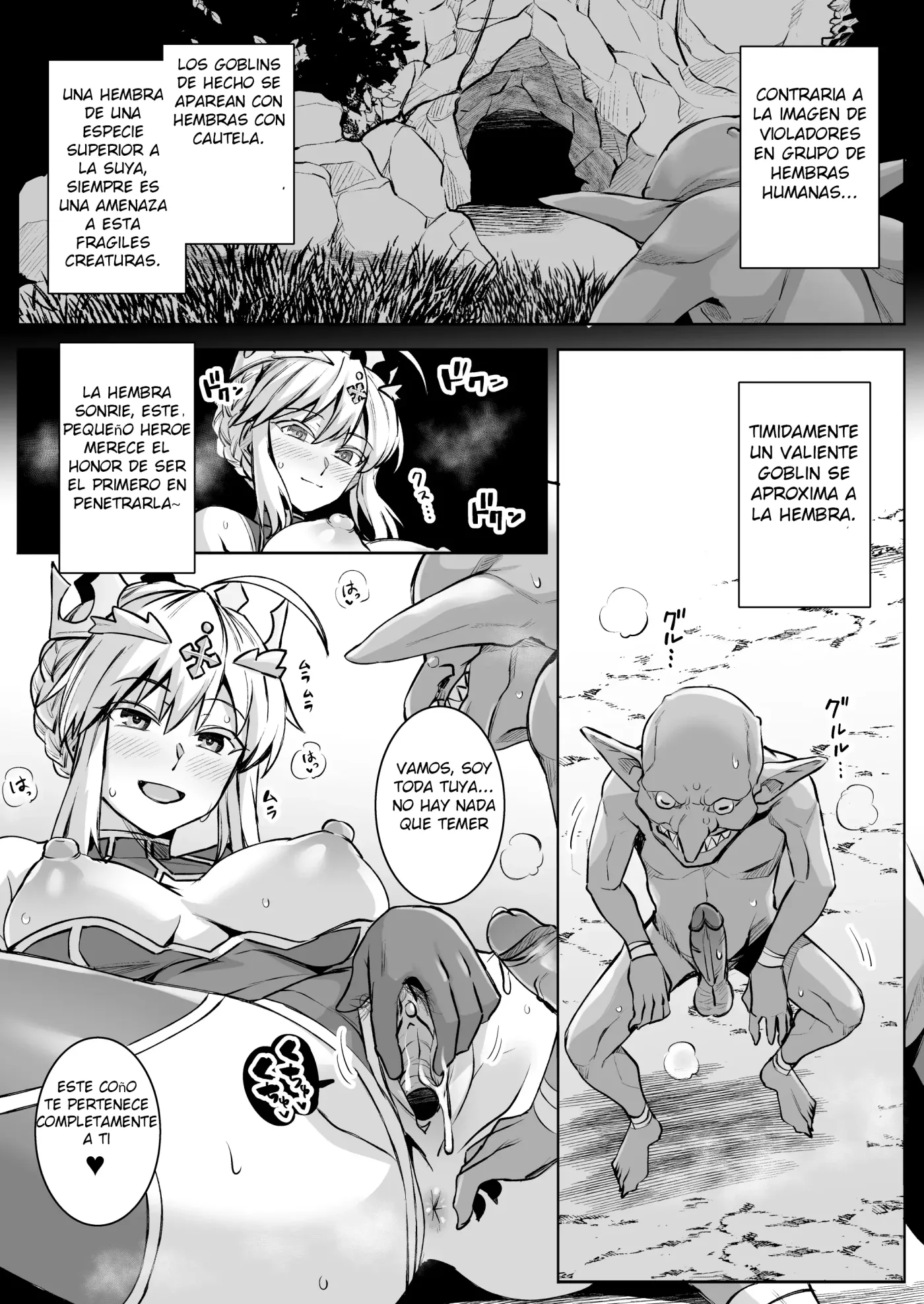 Goblin-tachi no Mesu ni Naru made Lancer Artoria Hen capítulo 1 página 12