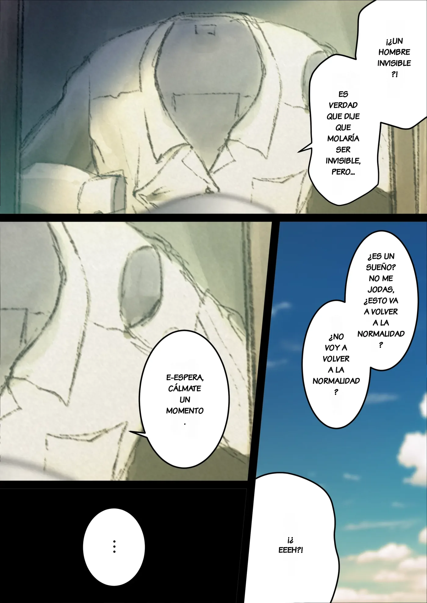 Nakadashi Toumei Ningen Za Komikku capítulo 1 página 8