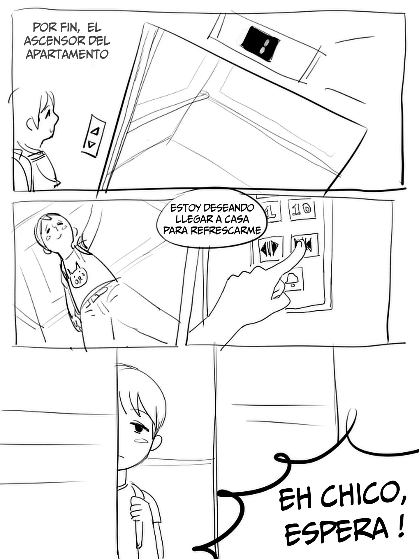 DIVERSIÓN EN EL ASCENSOR capítulo 1 página 3