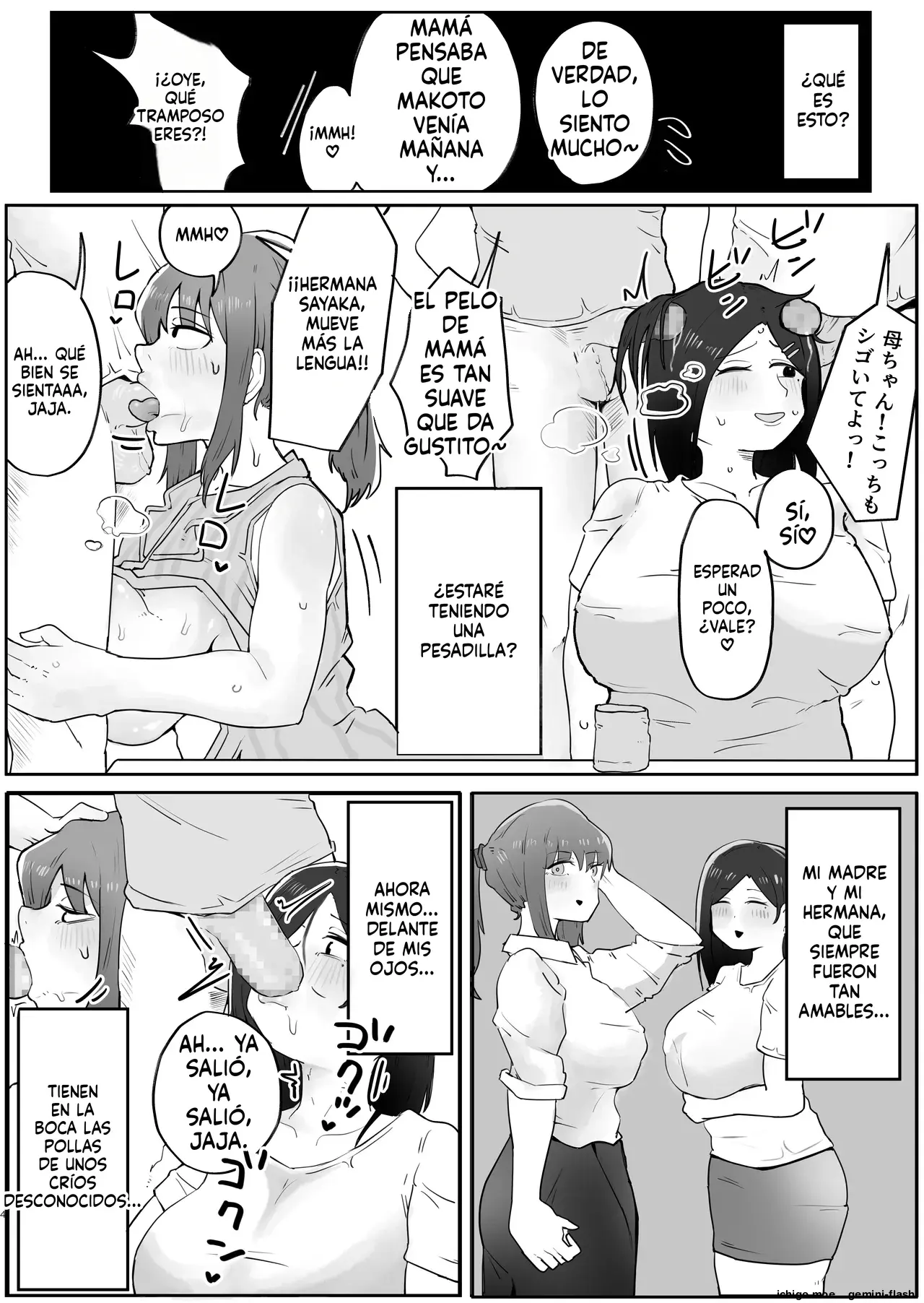 Yonnen Buri ni Jikka ni Kisei shitara Haha to Ane ga Kinjo no Kusogaki Domo no Mesu Pet ni Natteimashita. capítulo 1 página 4