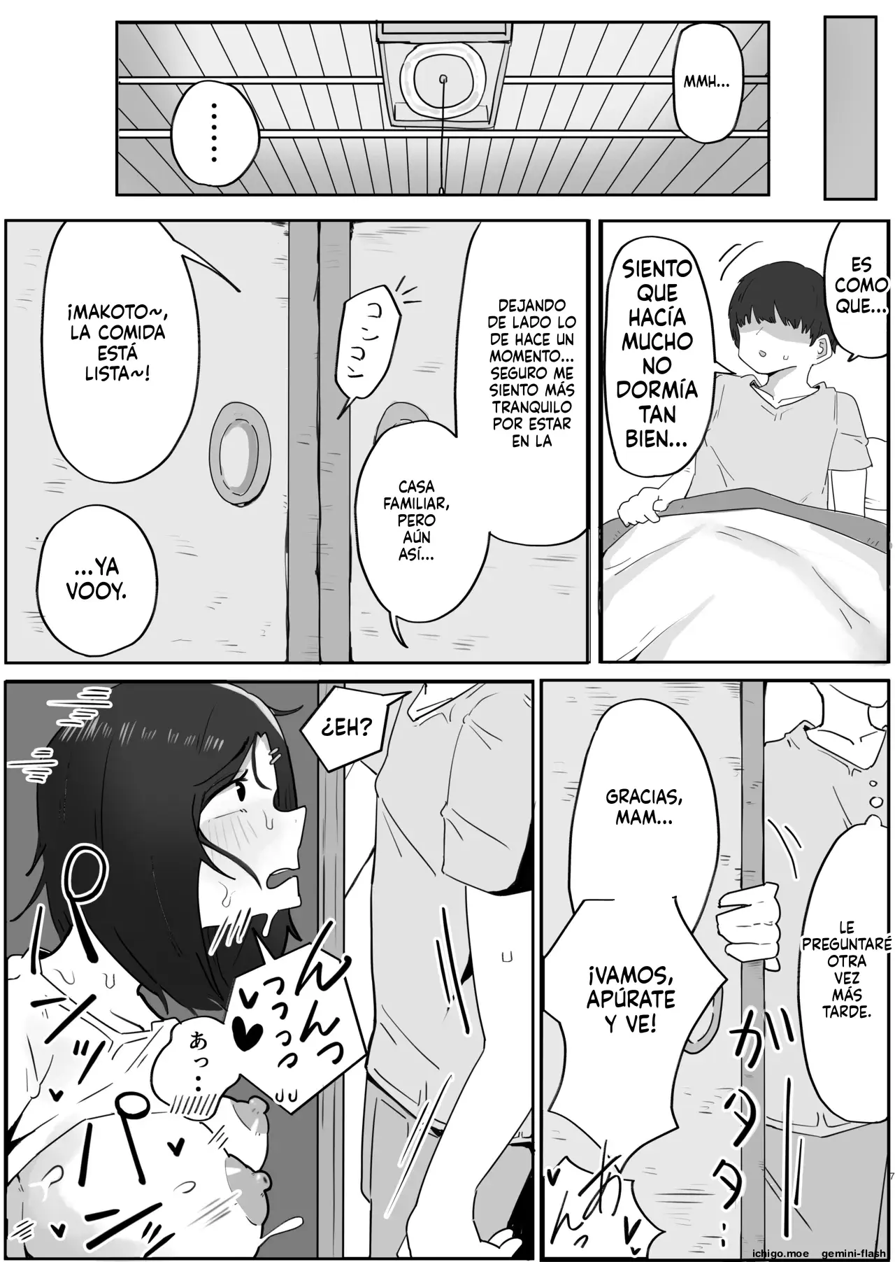 Yonnen Buri ni Jikka ni Kisei shitara Haha to Ane ga Kinjo no Kusogaki Domo no Mesu Pet ni Natteimashita. capítulo 1 página 7