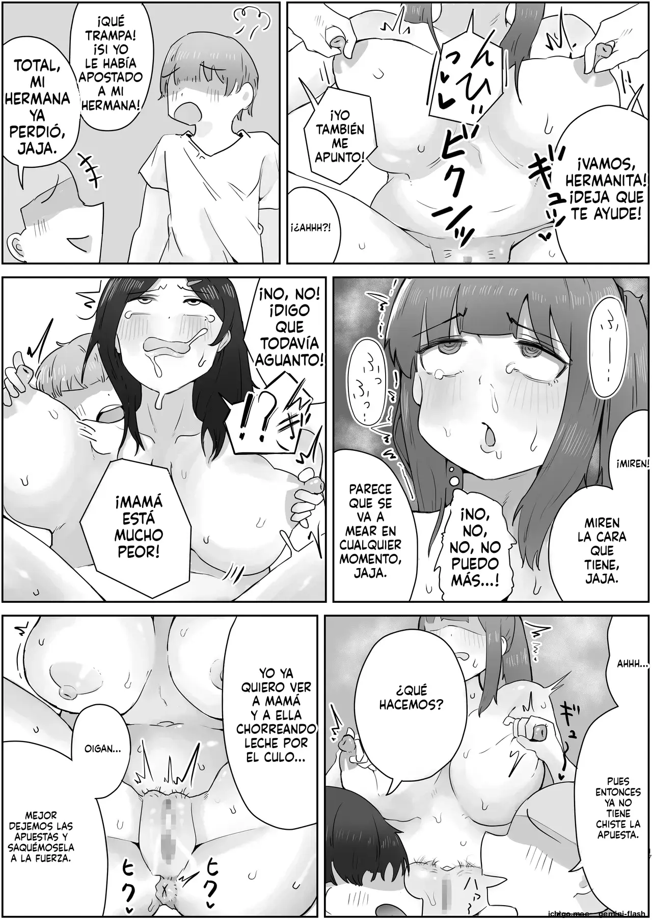 Yonnen Buri ni Jikka ni Kisei shitara Haha to Ane ga Kinjo no Kusogaki Domo no Mesu Pet ni Natteimashita. capítulo 1 página 17