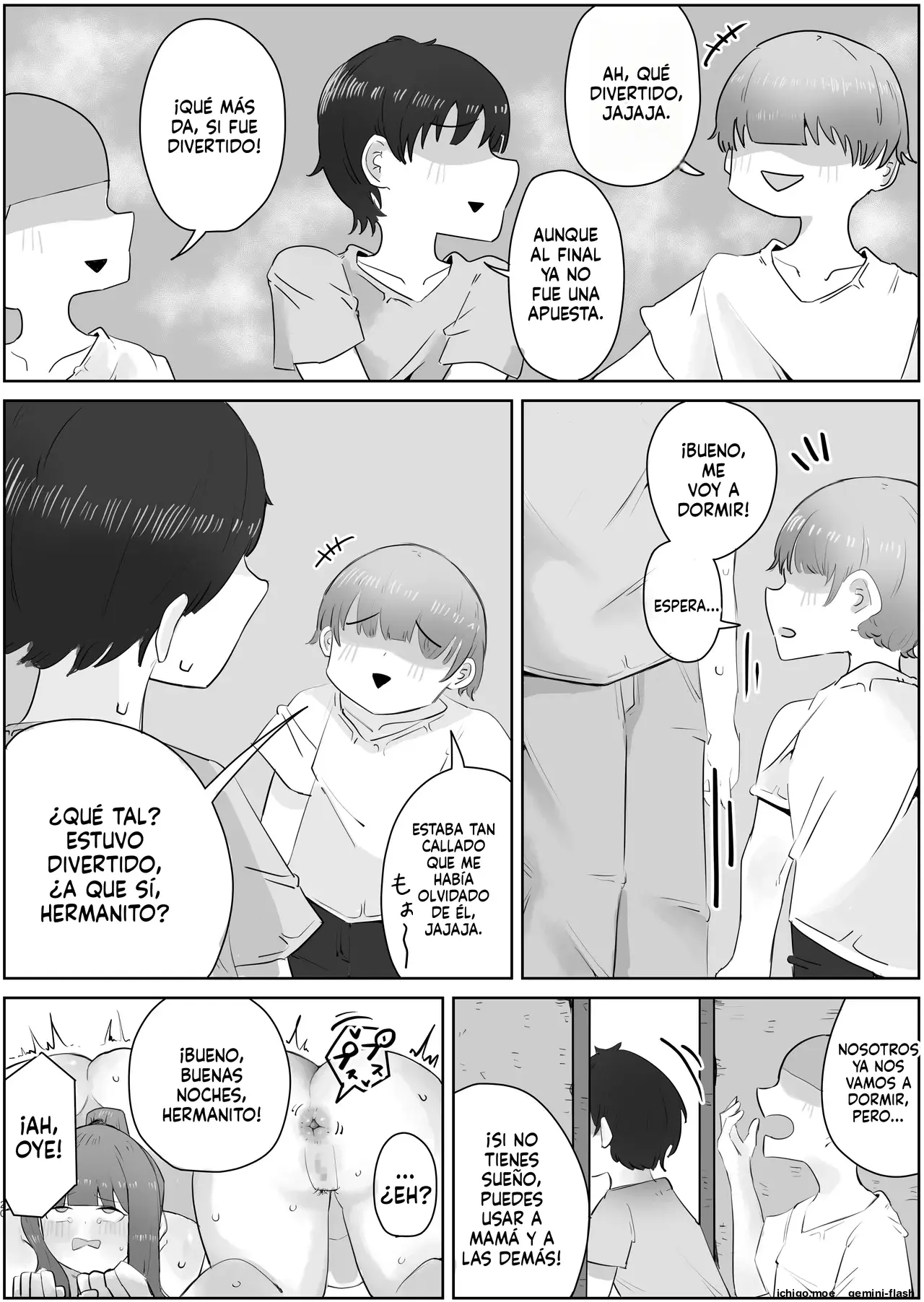 Yonnen Buri ni Jikka ni Kisei shitara Haha to Ane ga Kinjo no Kusogaki Domo no Mesu Pet ni Natteimashita. capítulo 1 página 20