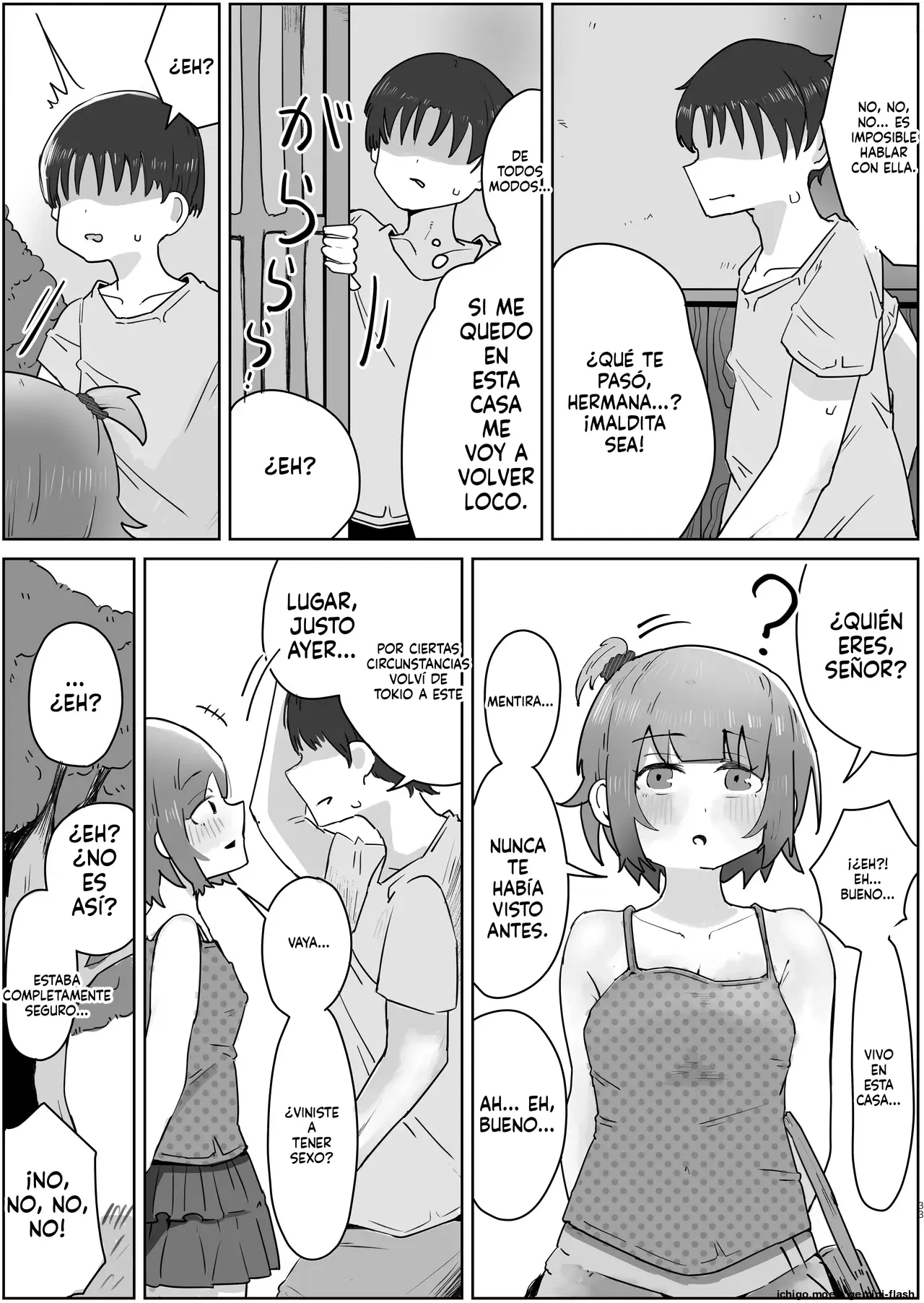 Yonnen Buri ni Jikka ni Kisei shitara Haha to Ane ga Kinjo no Kusogaki Domo no Mesu Pet ni Natteimashita. capítulo 1 página 33