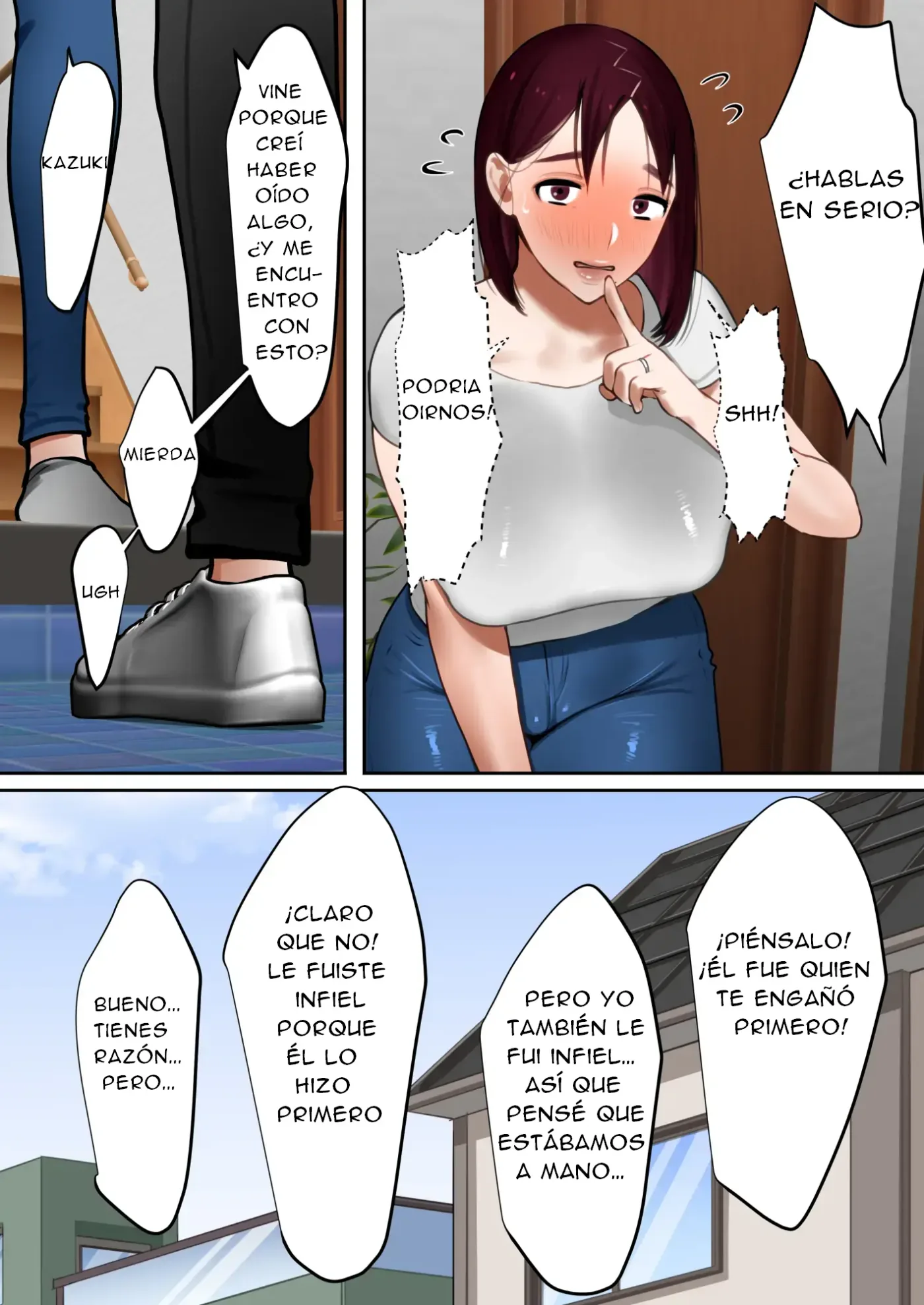 Tensei Shitara Galge no Shujinkou ni Natteita node Heroine no Haha o Kouryaku Shimasu | Me reencarne como el protagonista de un juego para adultos asi que decidi ir a por Manami, la madre de la heroina capítulo 1 página 93